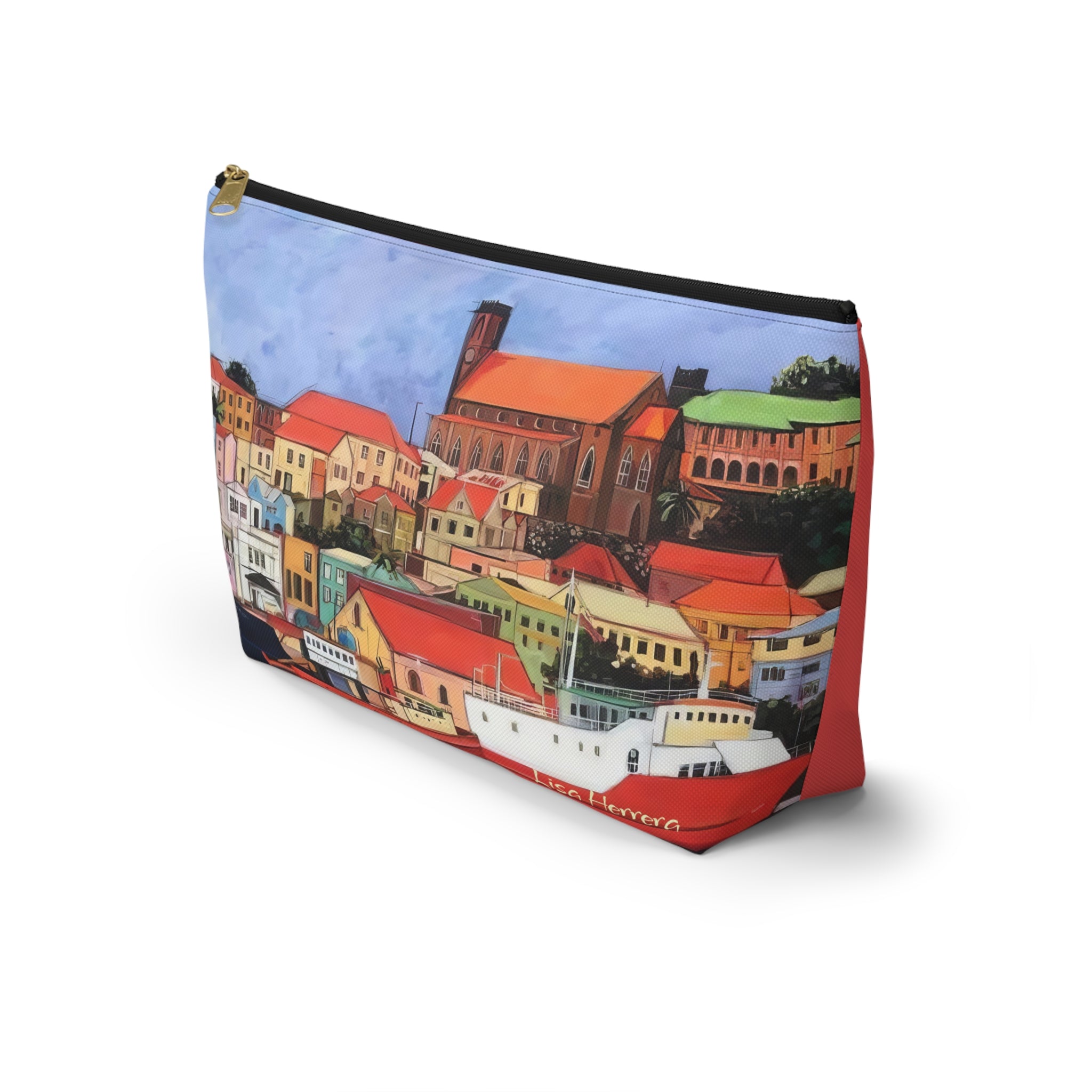 Accessory Pouch Lisa Herrera art  Carenage Grenada  — Cosmetic Bag