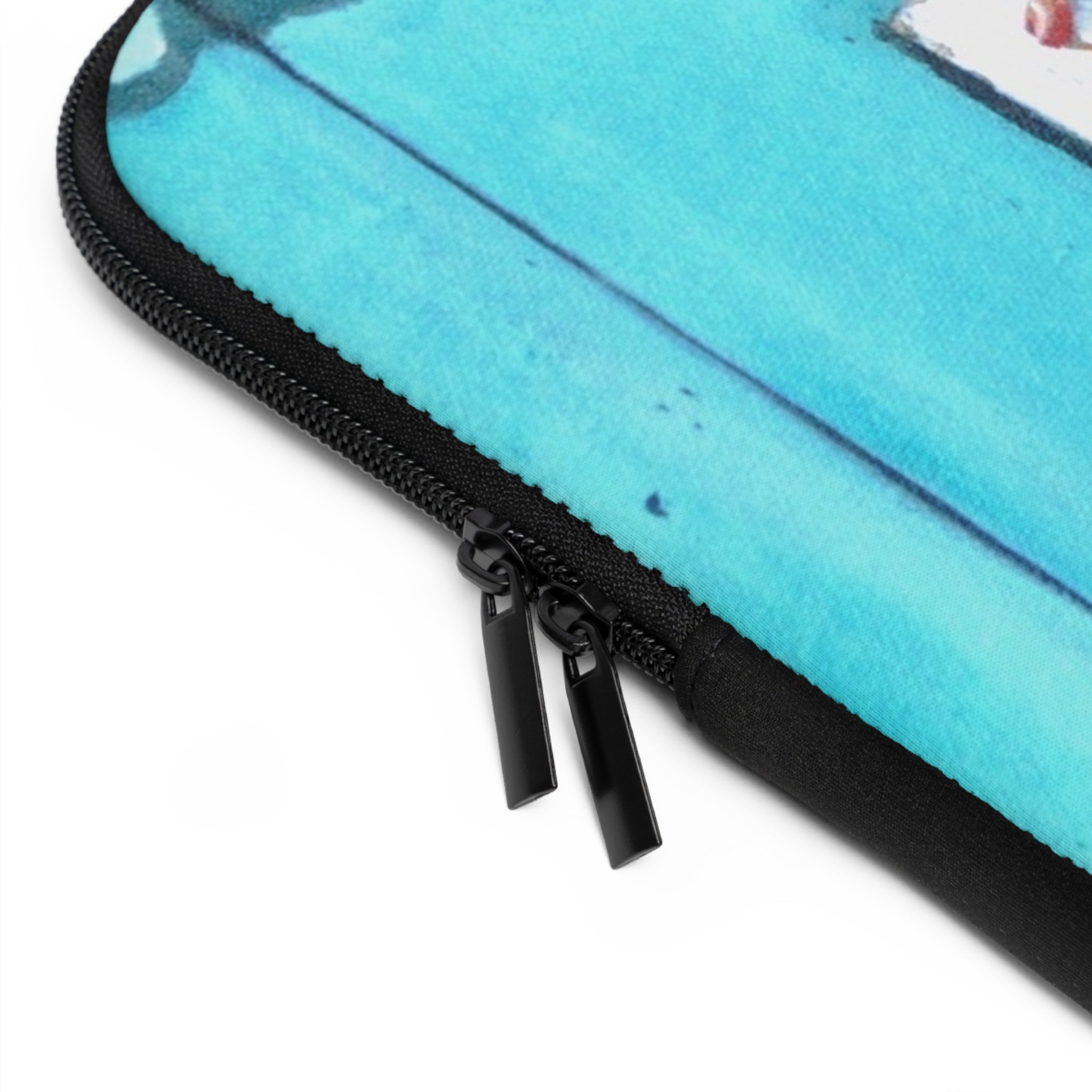 Laptop sleeve Lisa Herrera art Retro Red Spot/Coca-Cola Art Laptop Sleeve — Vintage Soda Sign Design