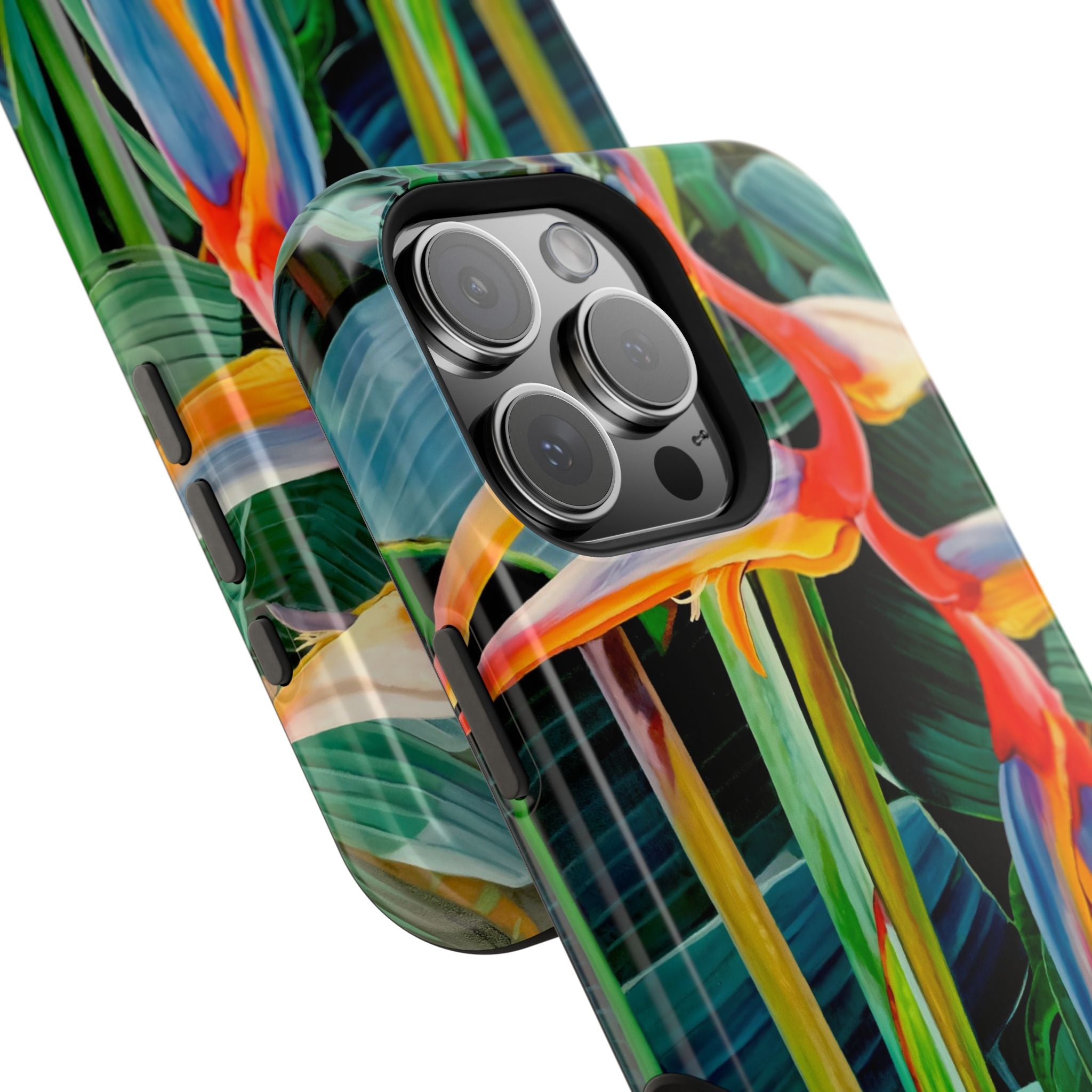 Phone Case Lisa Herrera art print Tropical Bird of Paradise e — Impact-Resistant Floral Design