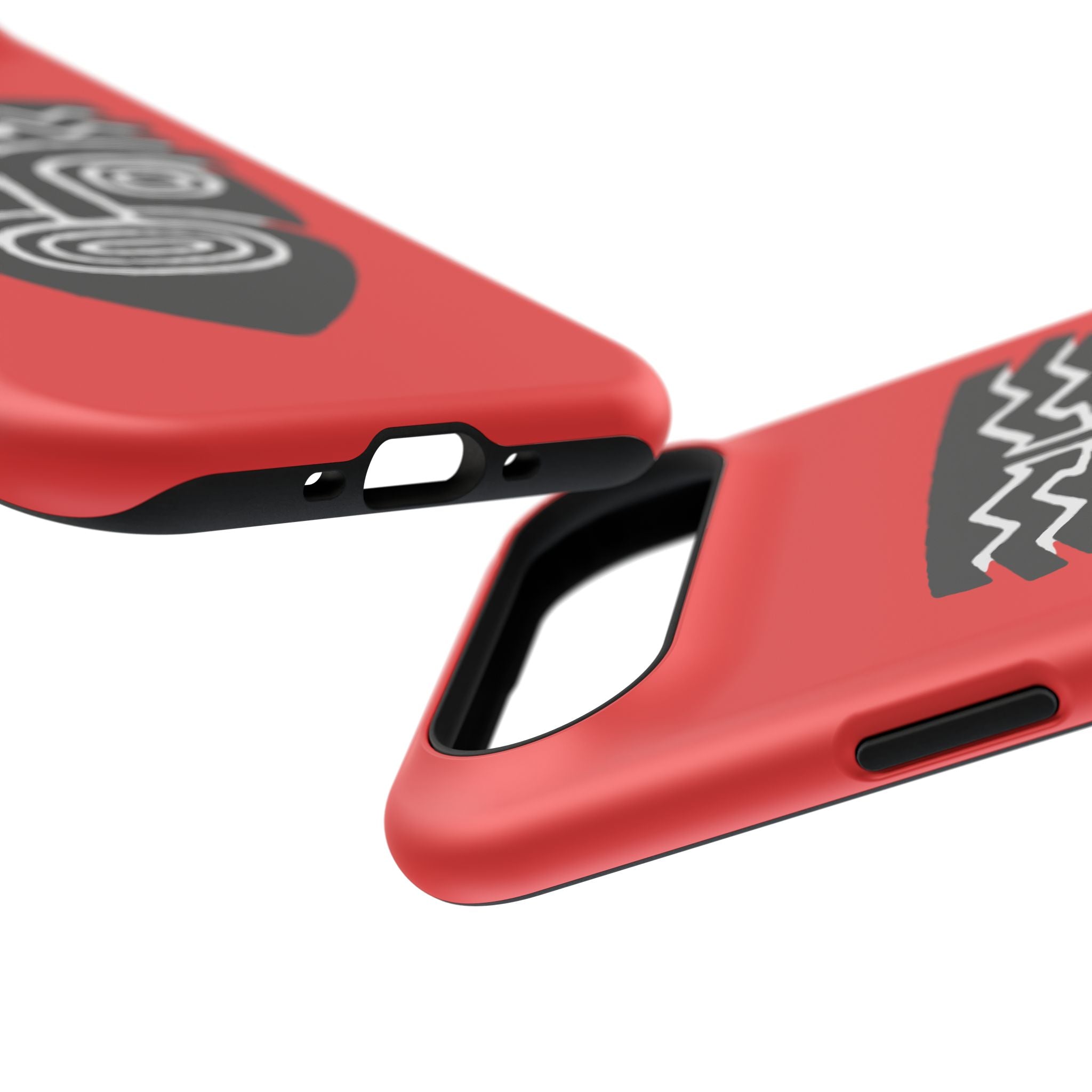 Phone Case Tiki Mask Impact-Resistant Phone Case — Bold Red Protective Cover