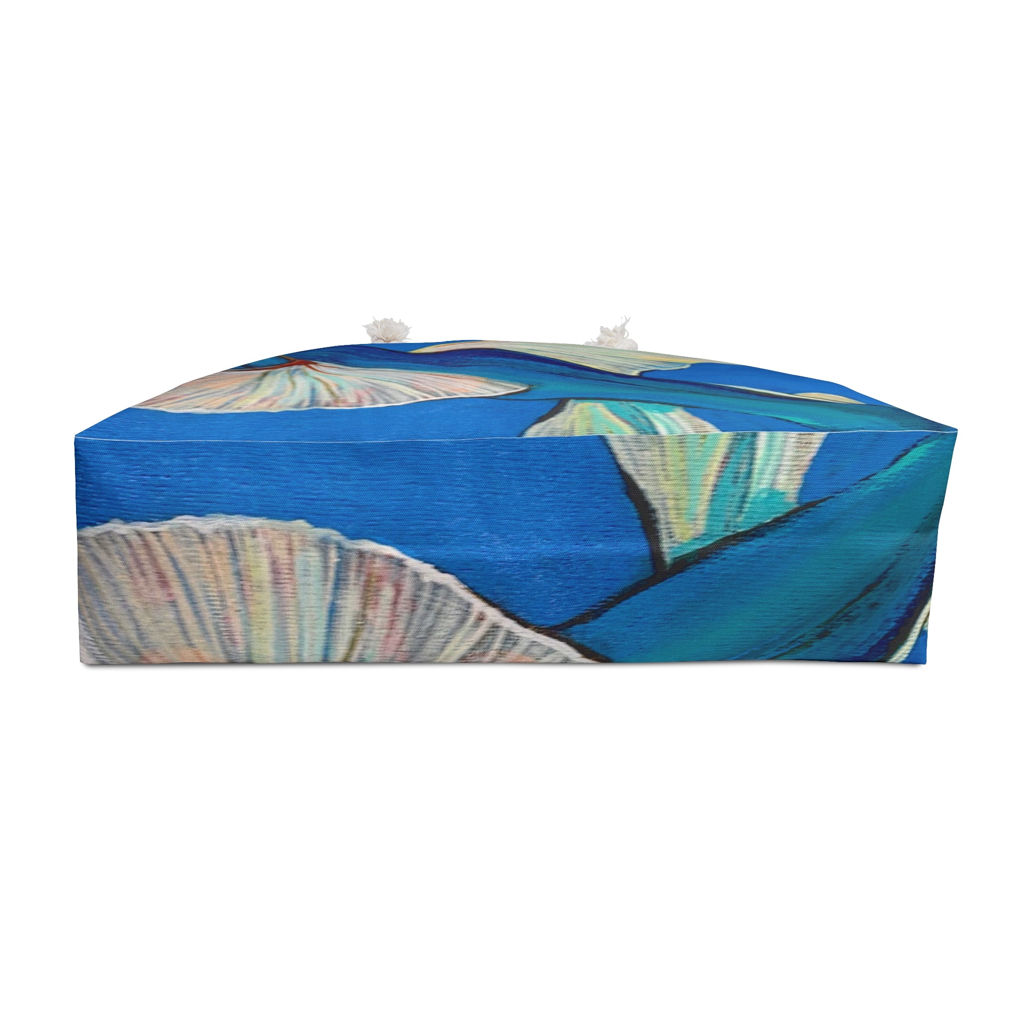 Weekender Bag Lisa Herrera art print Flying Fish – Nautical Blue Travel Tote