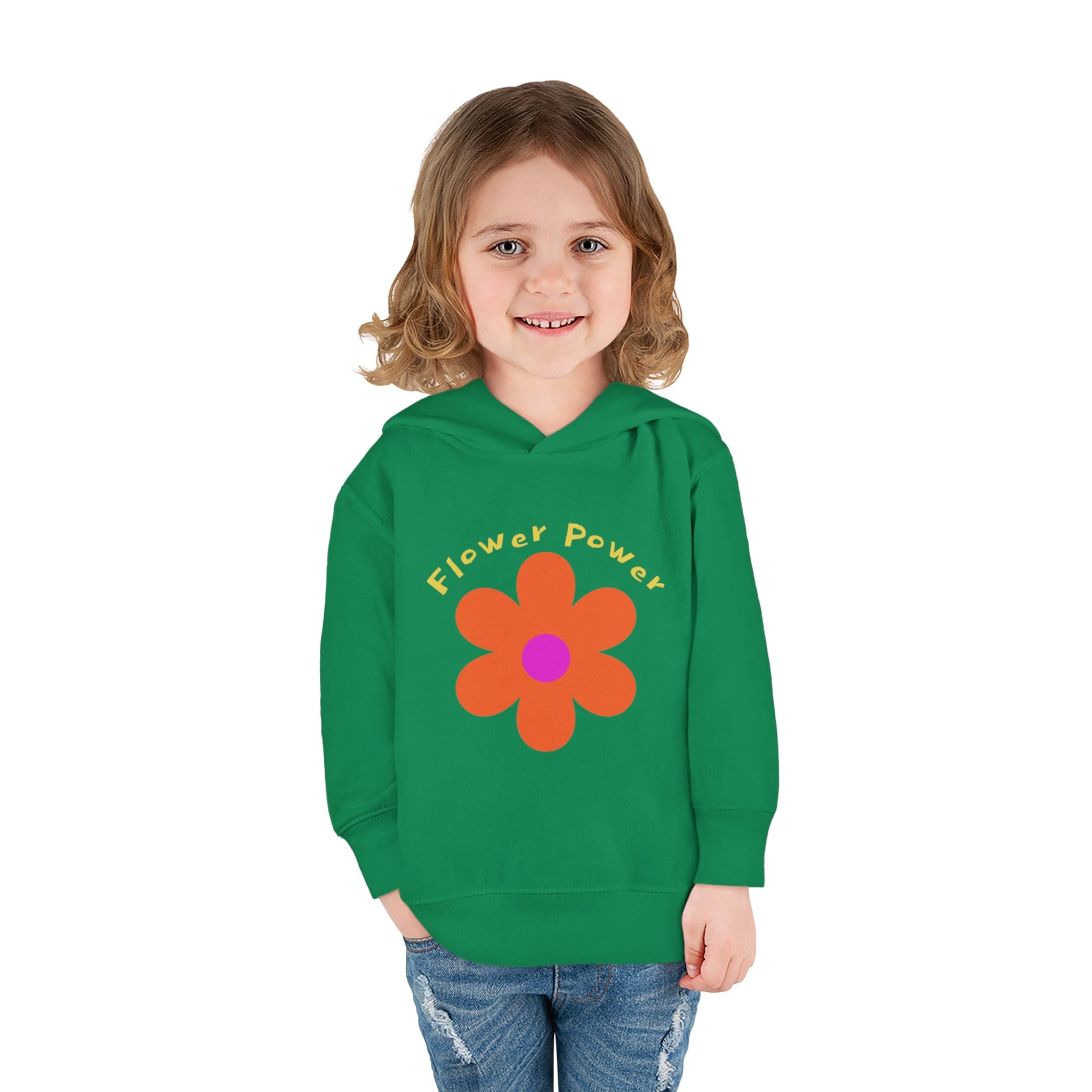 Toddler Hoodie Flower — Pullover