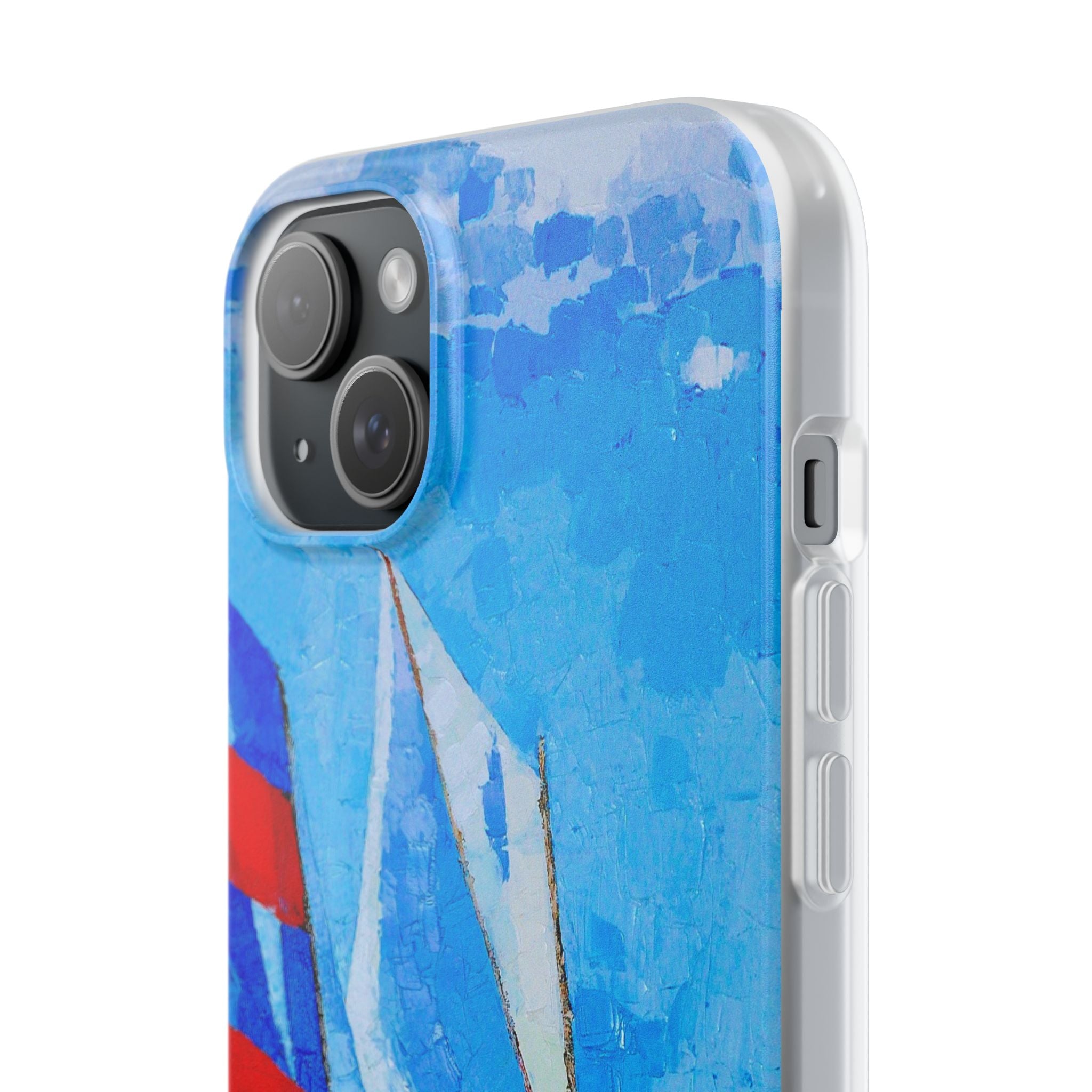 Phone Case Lisa Herrera art print workboat Sailboats   –  Artistic Flexi Case