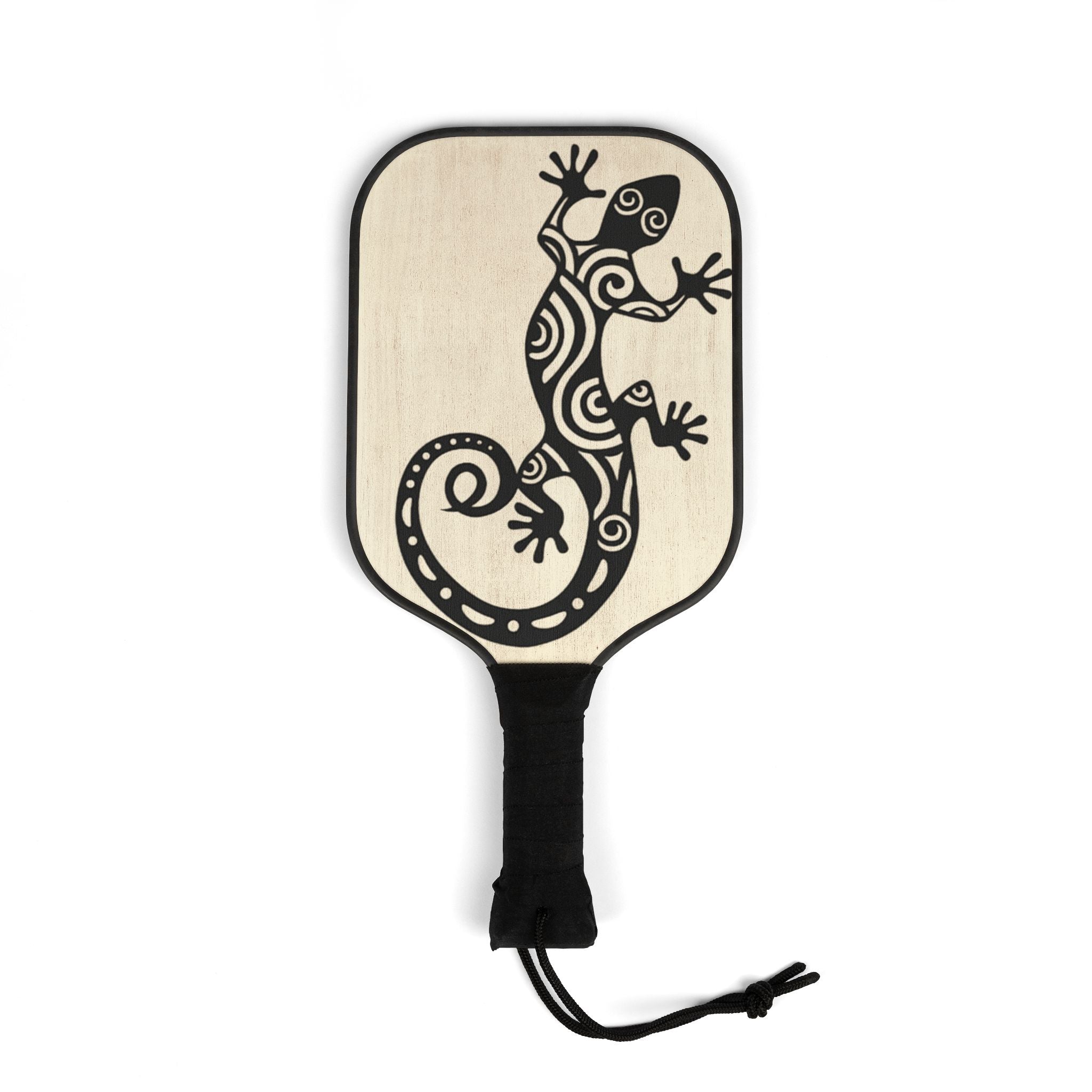 Pickleball Paddle Set — Tribal Gecko Design Pickleball Kit with 2 Paddles & Balls