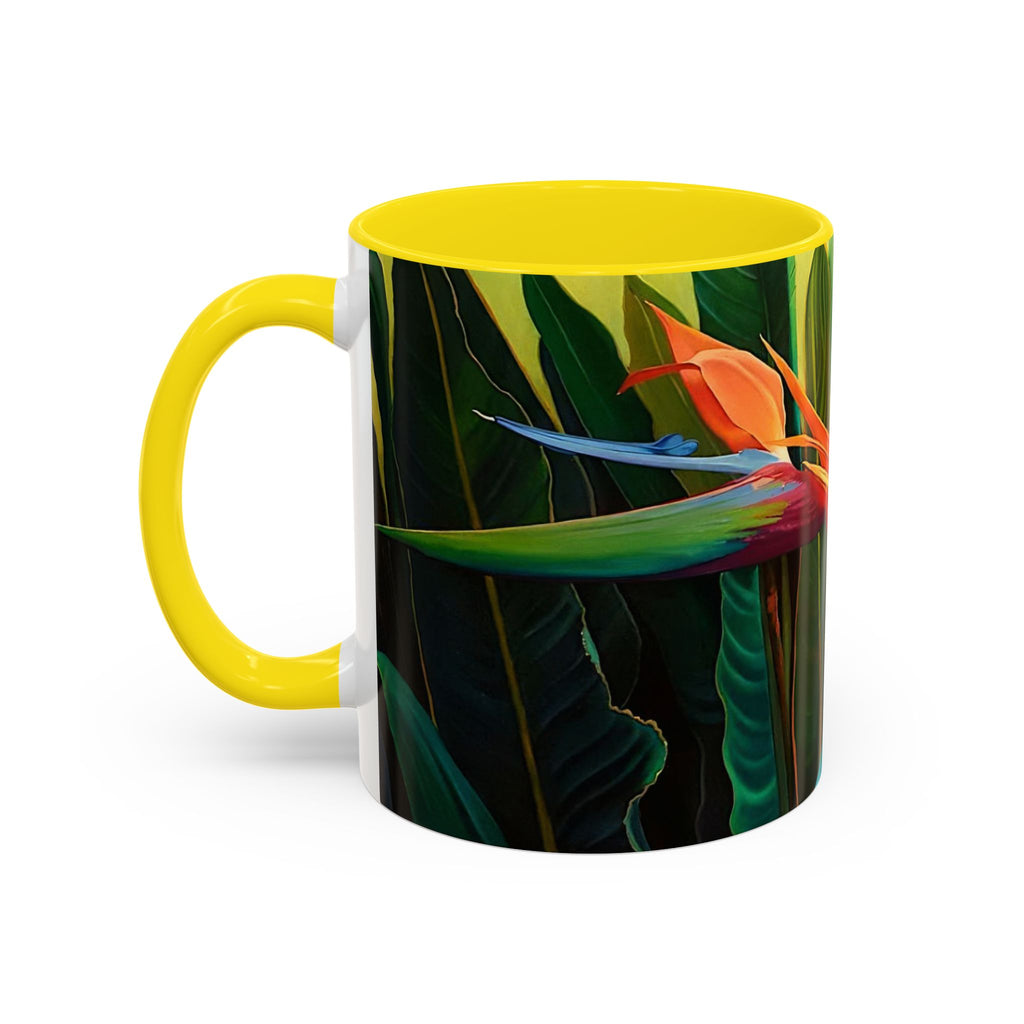 Coffee Mug Lisa Herrera art print Bird of Paradise  (11, 15oz)