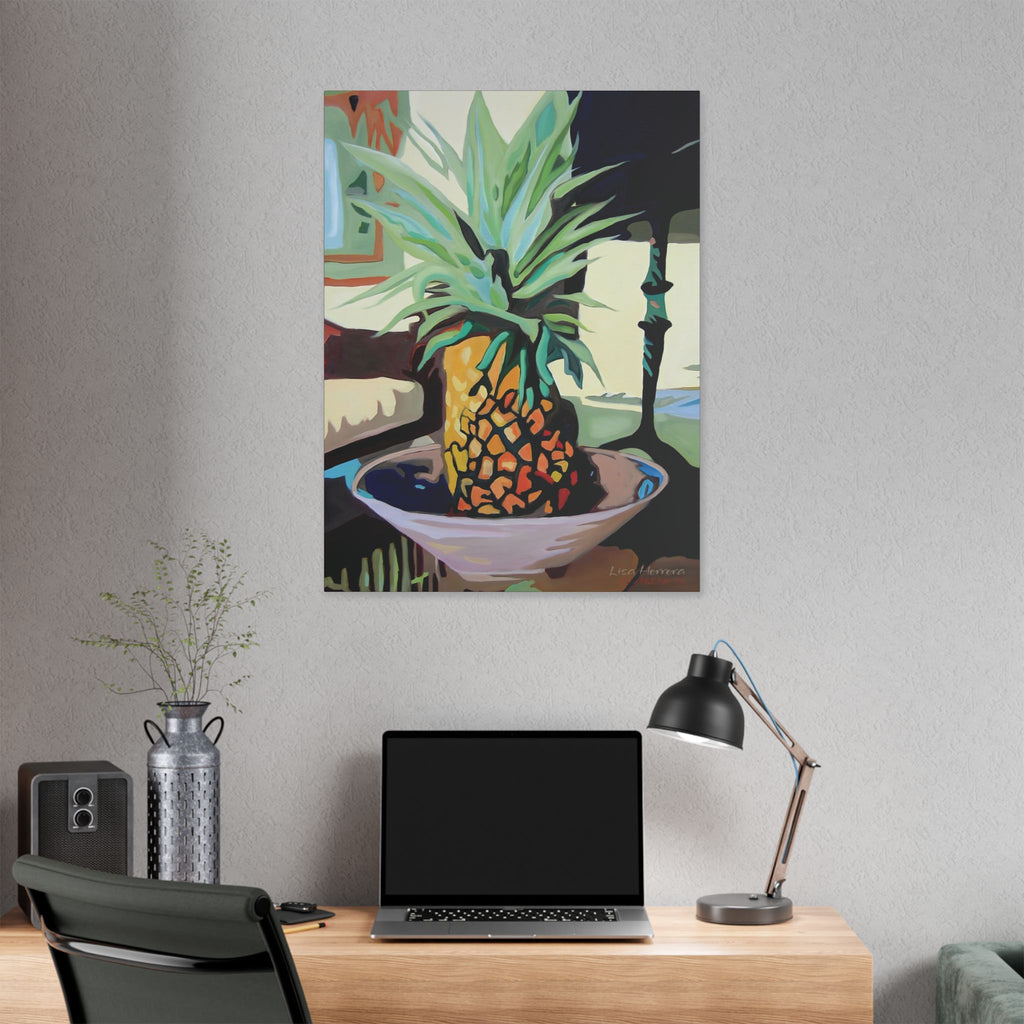 Canvas Print Lisa Herrera Art Pineapple Still Life — Tropical  Wall Art