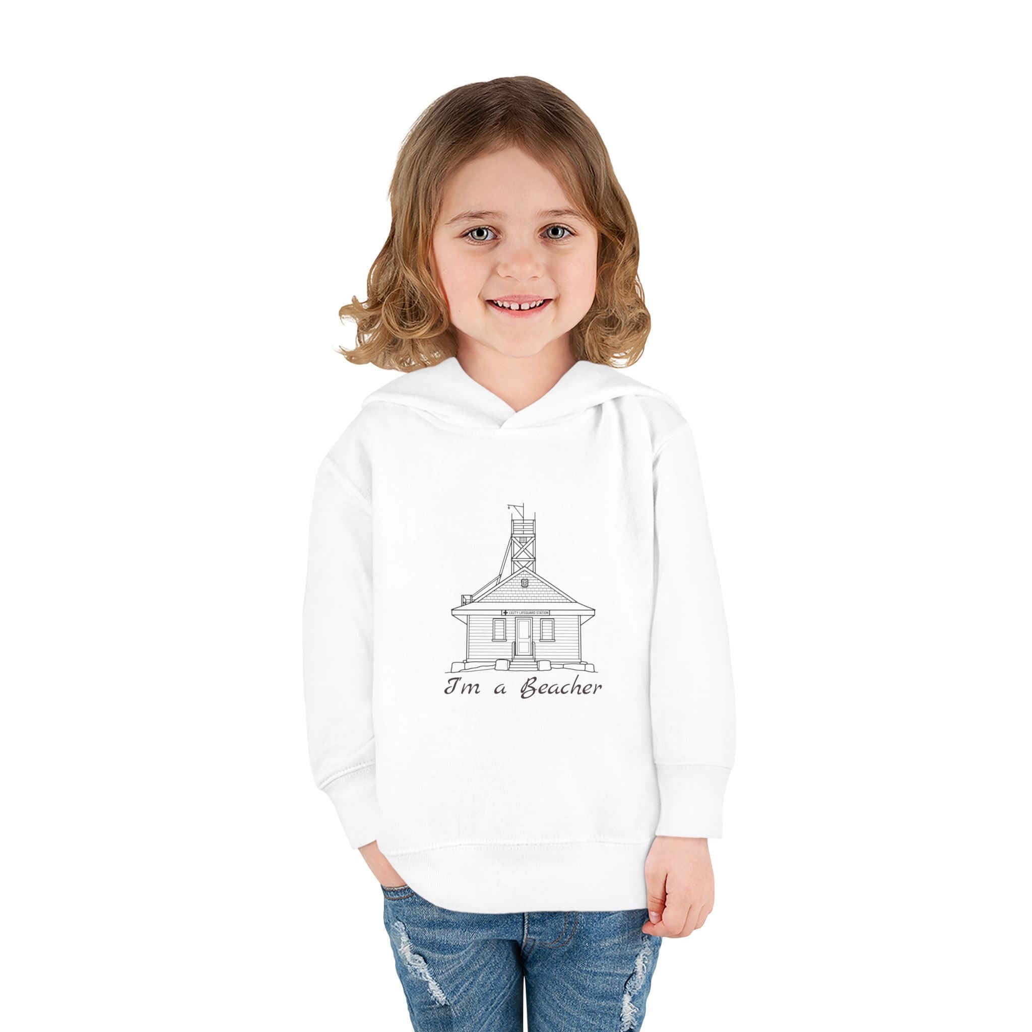 Toddler Hoodie I'm a Beacher Leuty stn. — Pullover