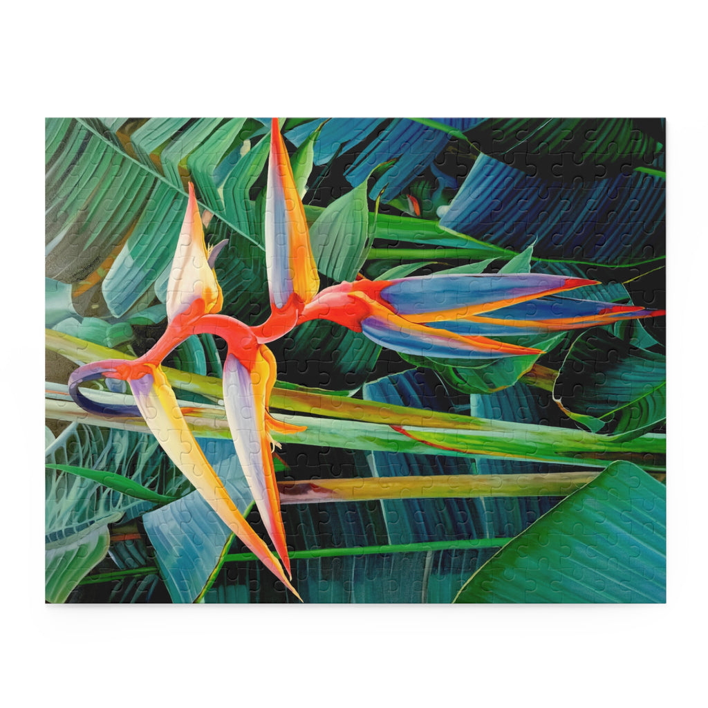 Puzzle Lisa Herrera art Print Halyconia Jigsaw Puzzle — Tropical Floral 120/252/500-Piece