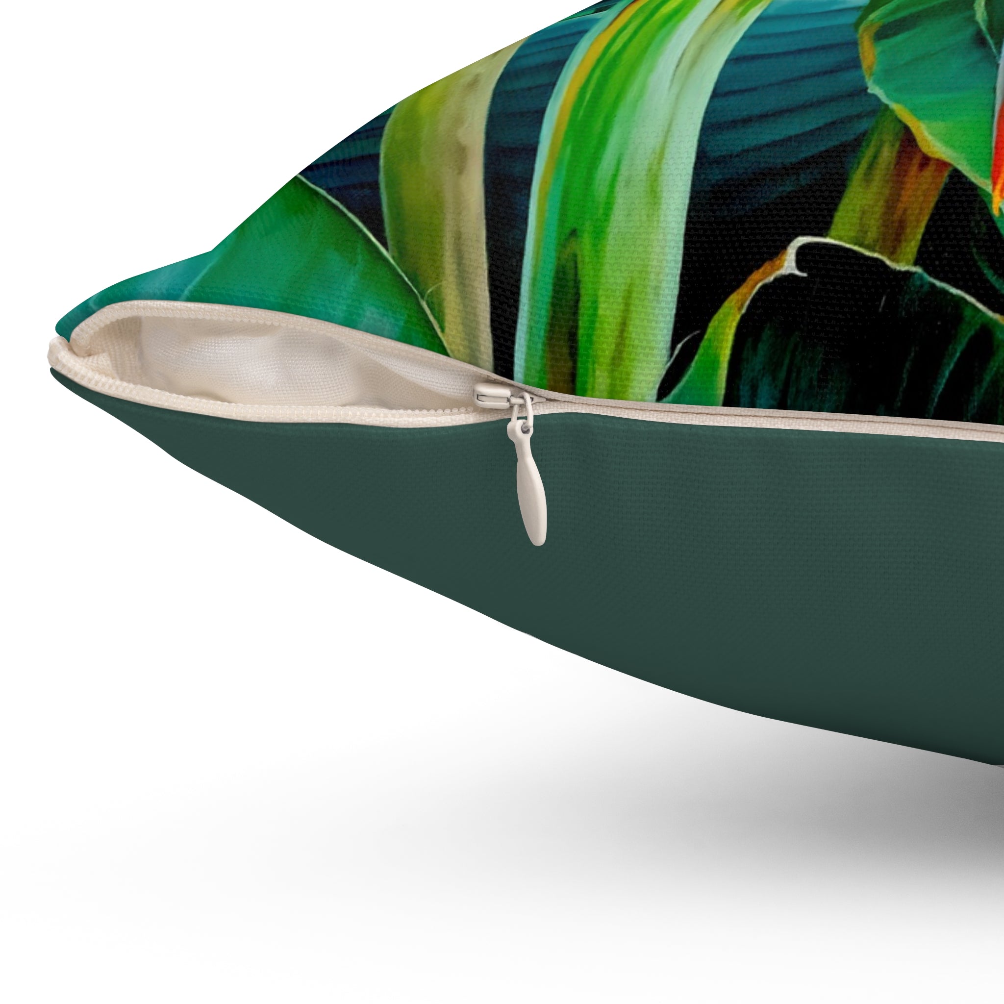 Throw Pillow Lisa Herrera Art Print Tropical Halyconia Pillow - Colorful Botanical Decorative Throw Pillow