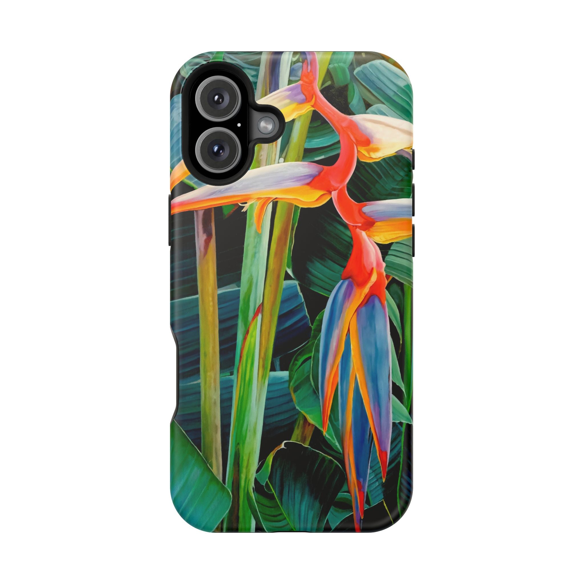 Phone Case Lisa Herrera art print Tropical Bird of Paradise e — Impact-Resistant Floral Design