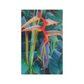Kitchen Towel Tropical Bird of Paradise Microfiber Tea Towel — Vibrant Botanical Kitchen Towel