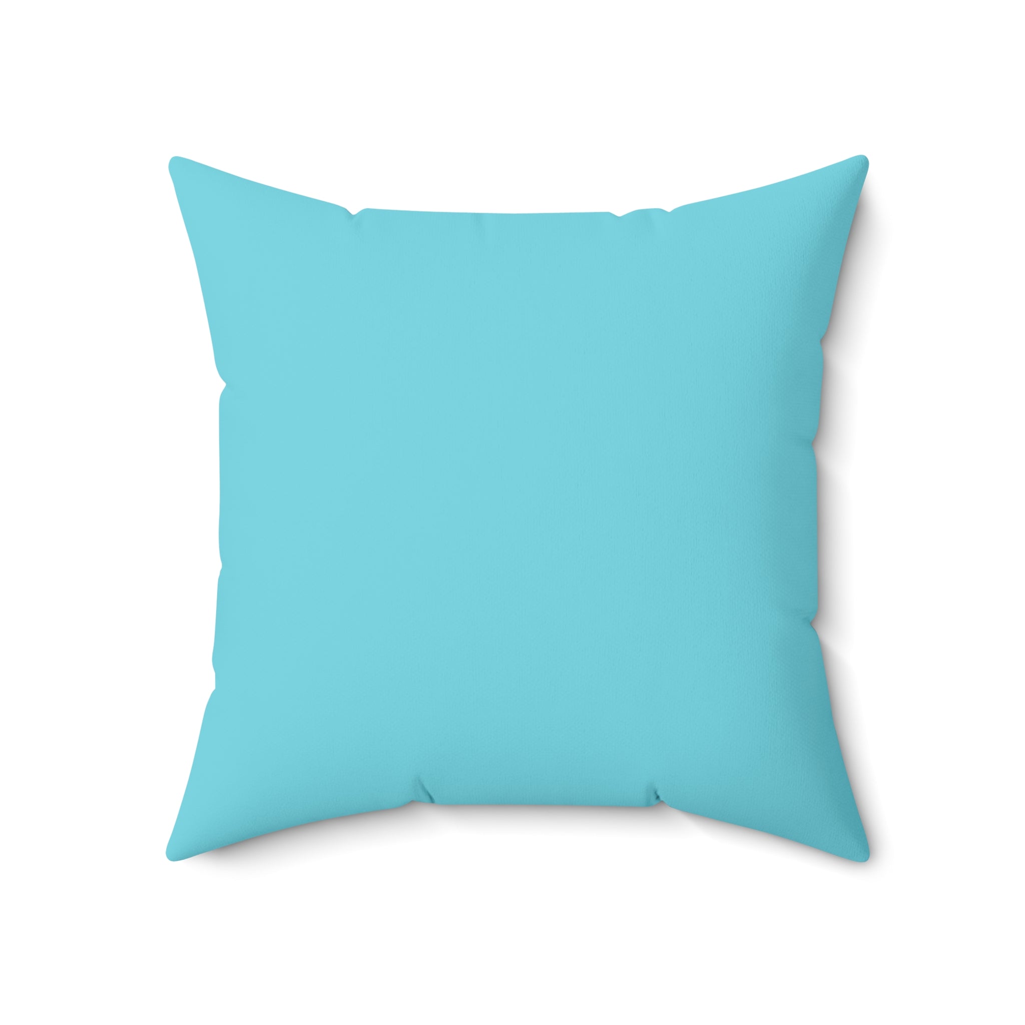 Throw Pillow Chattel House Barbados Turquoise - Tropical Decorative Cushion
