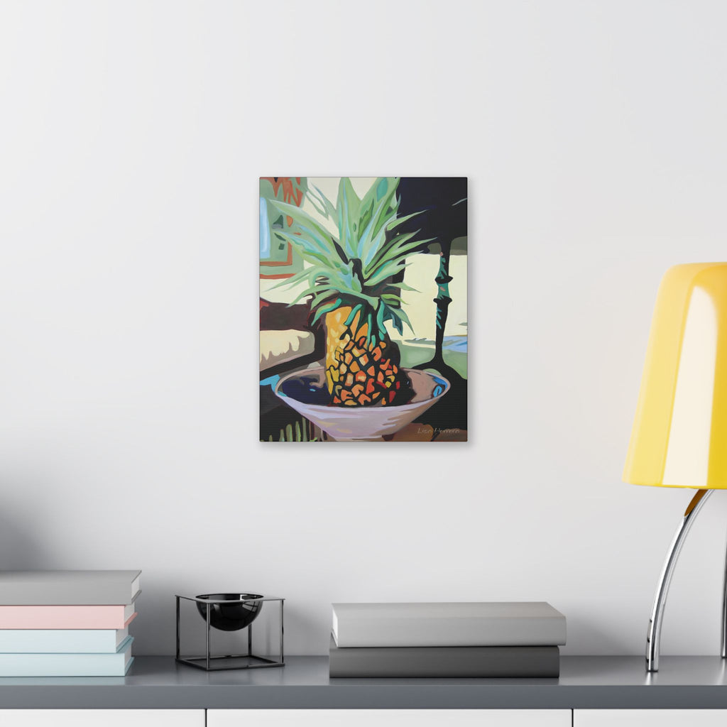 Canvas Print Lisa Herrera Art Pineapple Still Life — Tropical  Wall Art