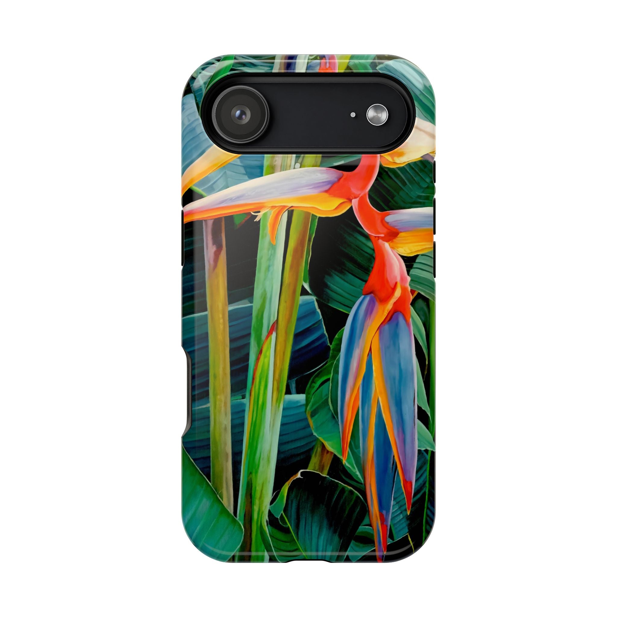 Phone Case Lisa Herrera art print Tropical Bird of Paradise e — Impact-Resistant Floral Design