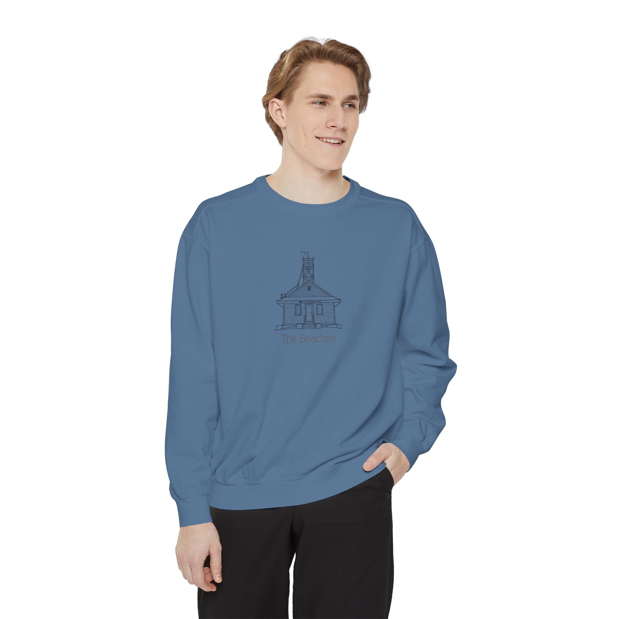 Sweatshirt The Beaches Leuty Stn Sweatshirt — Leuty stn Line Art Pullover