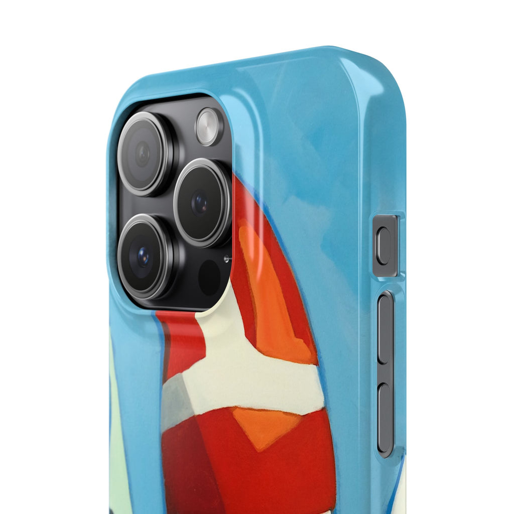 phone case lisa herrera art Sailboat Reflection Slim Case — Colorful Nautical Phone Case