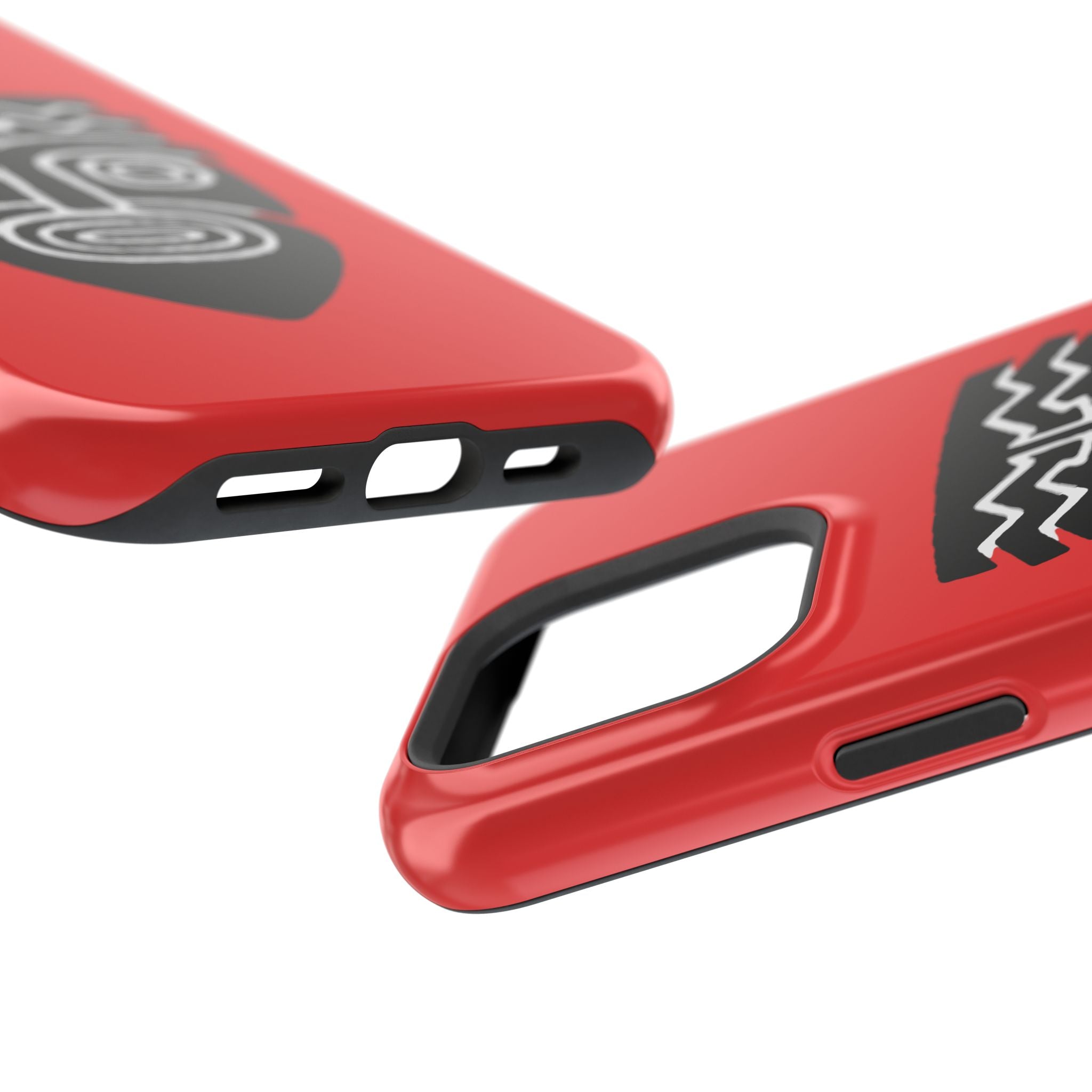 Phone Case Tiki Mask Impact-Resistant Phone Case — Bold Red Protective Cover