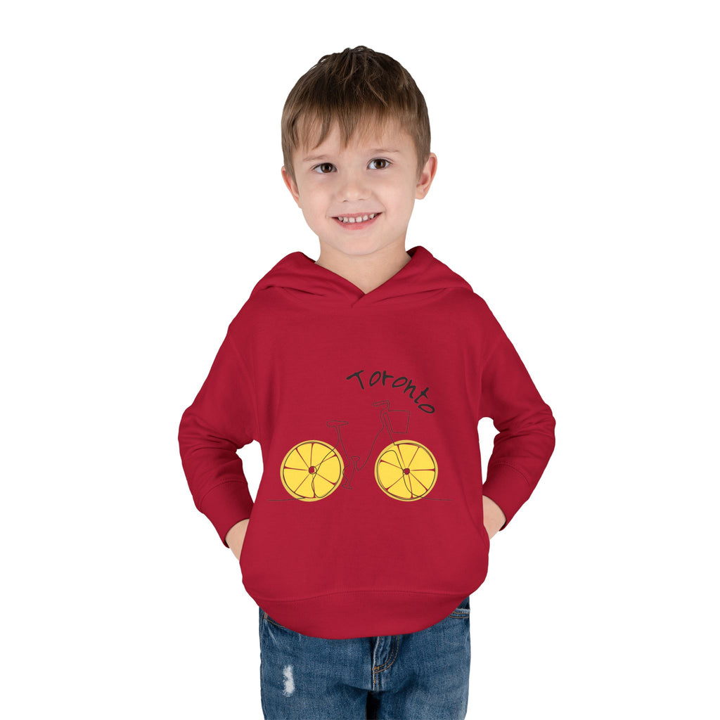 Toddler Hoodie Toronto Red — Toronto Bicycle Pullover