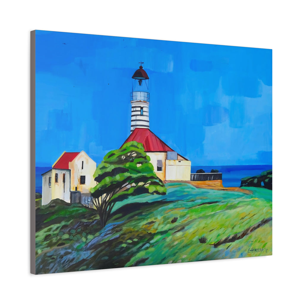 Canvas Print of Pt. Salines Lighthouse Matte— Stretched 1.25" Wall Art