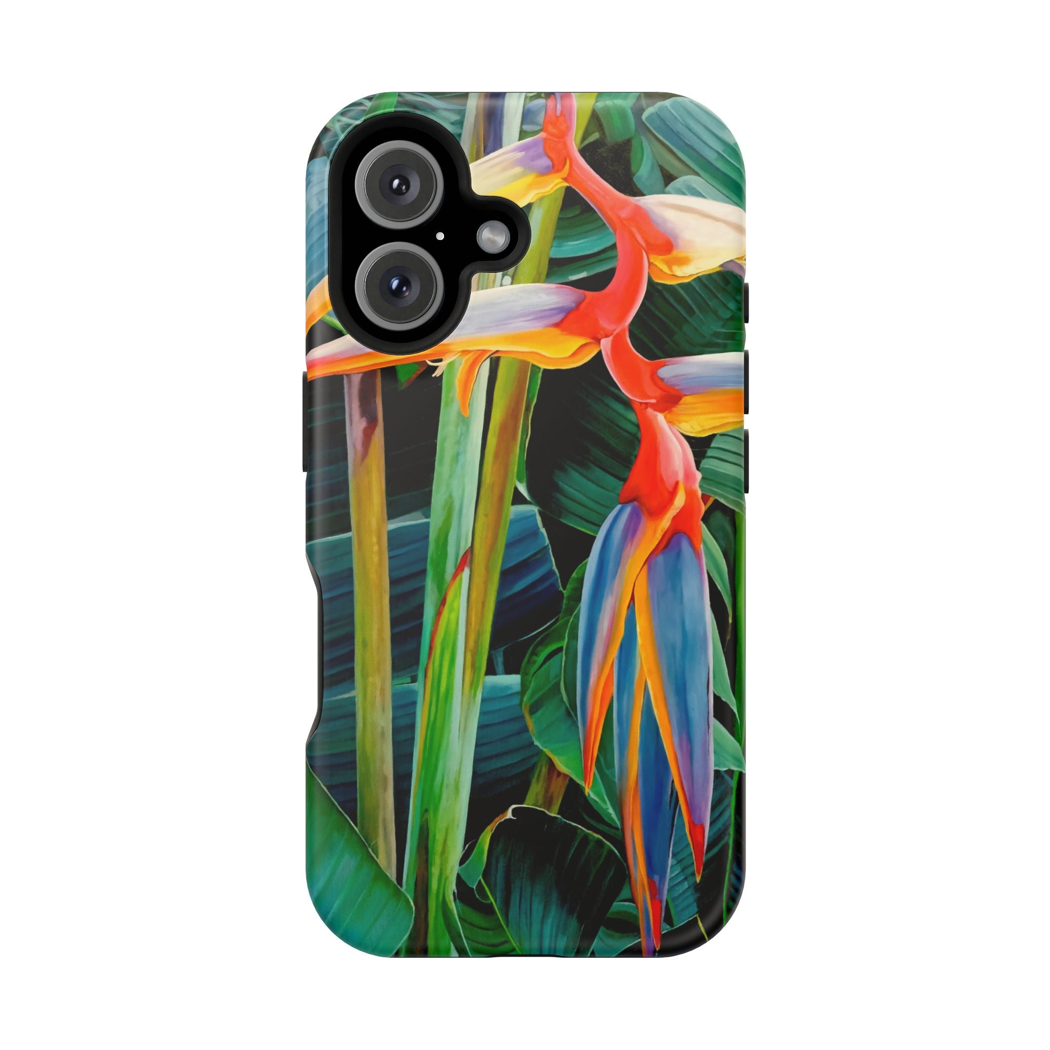 Phone Case Lisa Herrera art print Tropical Bird of Paradise e — Impact-Resistant Floral Design