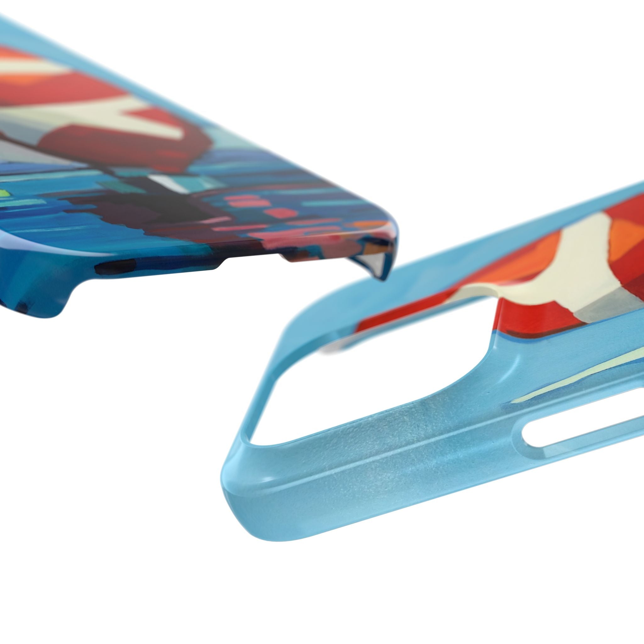 phone case lisa herrera art Sailboat Reflection Slim Case — Colorful Nautical Phone Case