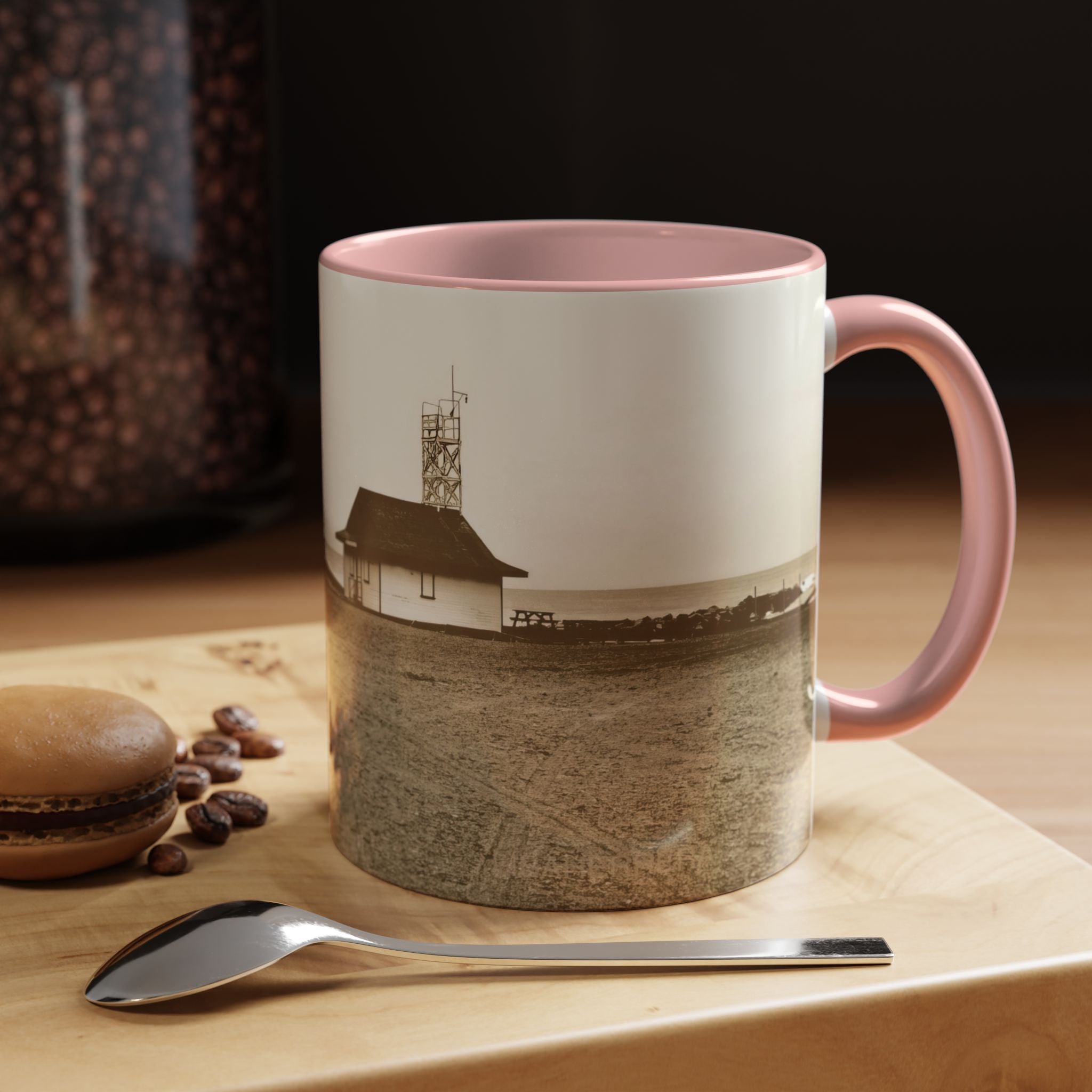 Coffee Mug Sepia photo Leuty stn The Beaches  (11, 15oz)