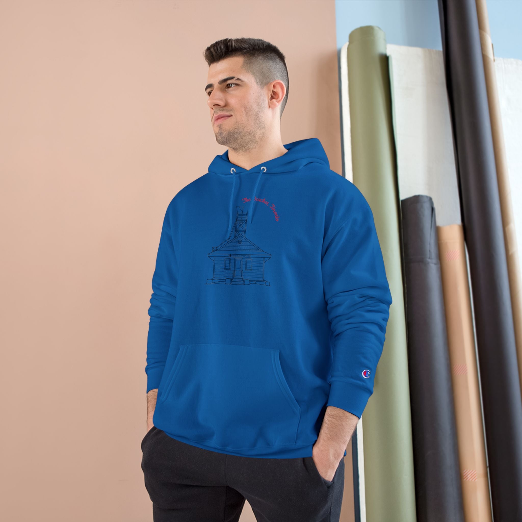 Hoodie The Beaches Leuty Stn blk line drawing Toronto Hoodie –  Pullover