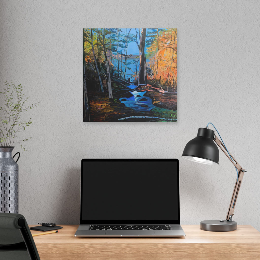 Canvas Print Lisa Herrera Art Northern Forest Stream Canvas