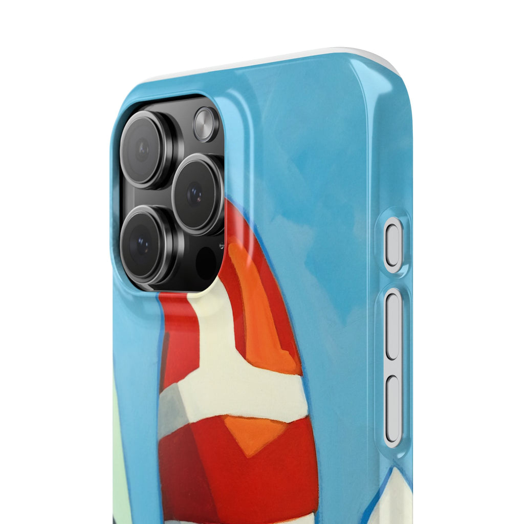 Phone case Lisa Herrera art Sailboats Slim Case — Colorful Nautical Phone Case