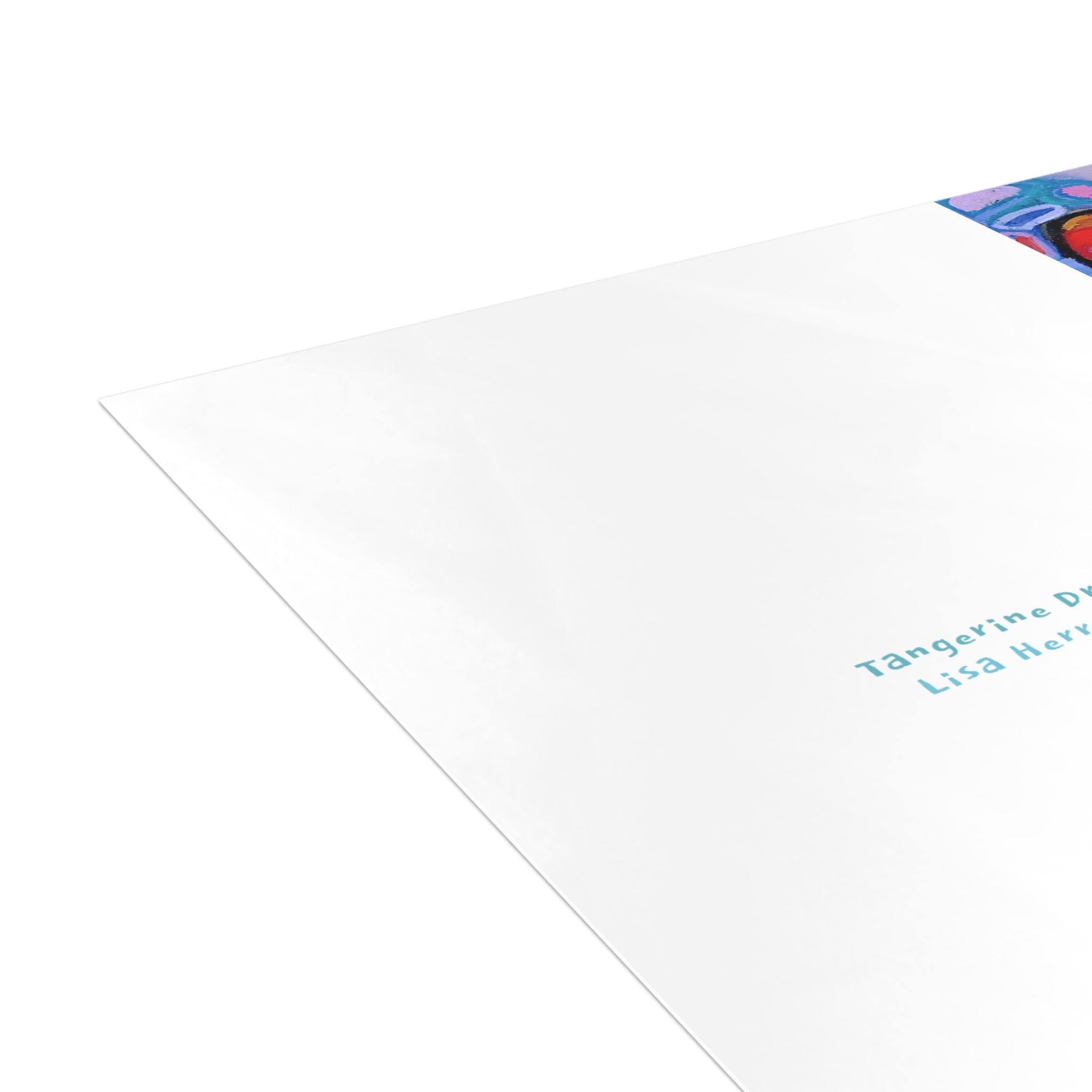 Greeting Card — Colorful Fruit Vendor Art Card (Blank Inside)