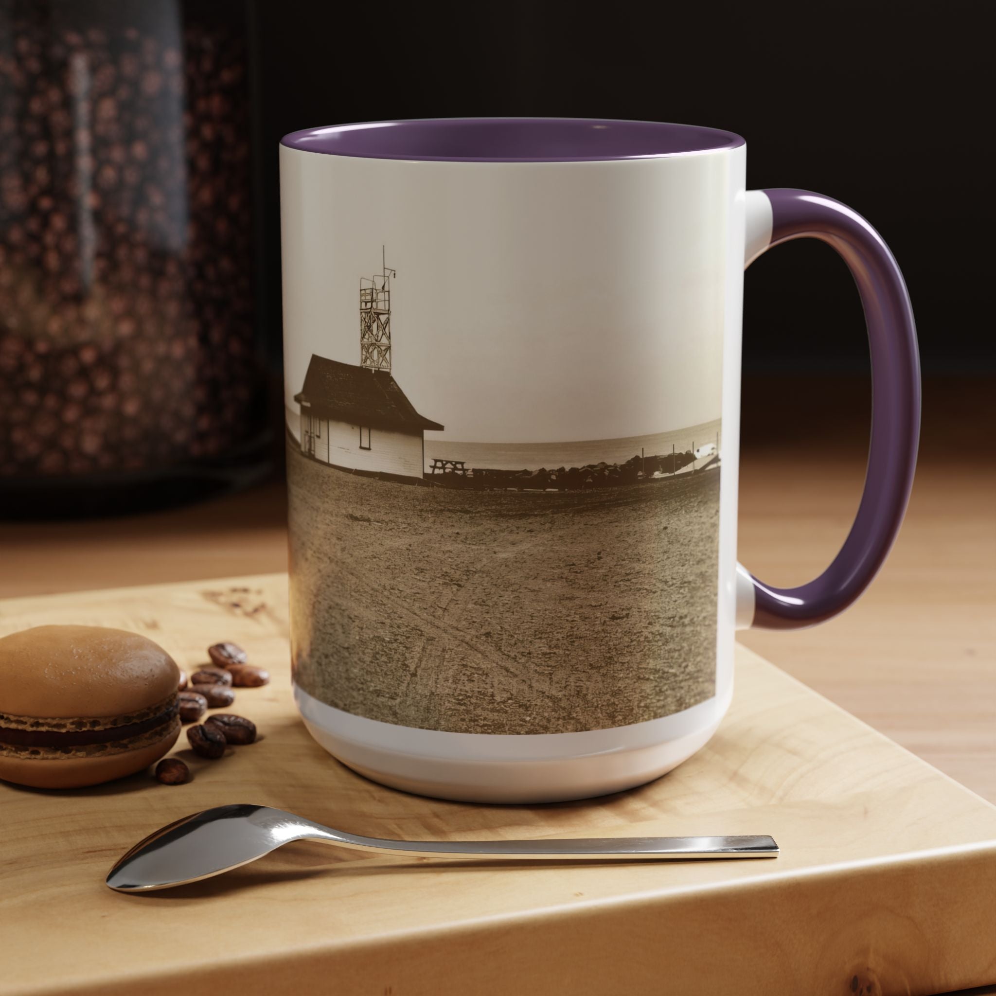 Coffee Mug Sepia photo Leuty stn The Beaches  (11, 15oz)