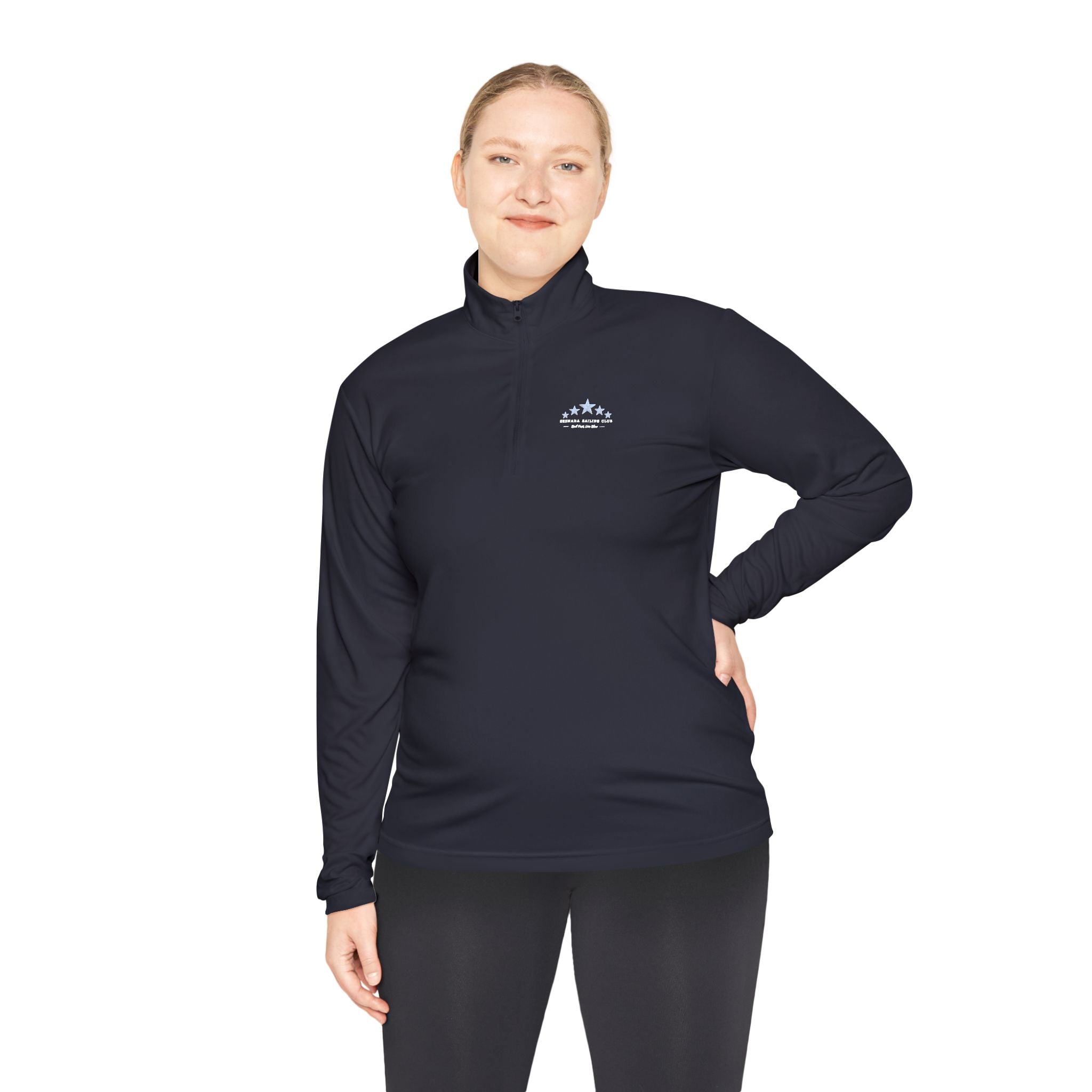Sailing Club Quarter-Zip Pullover — Grenada Regatta Logo