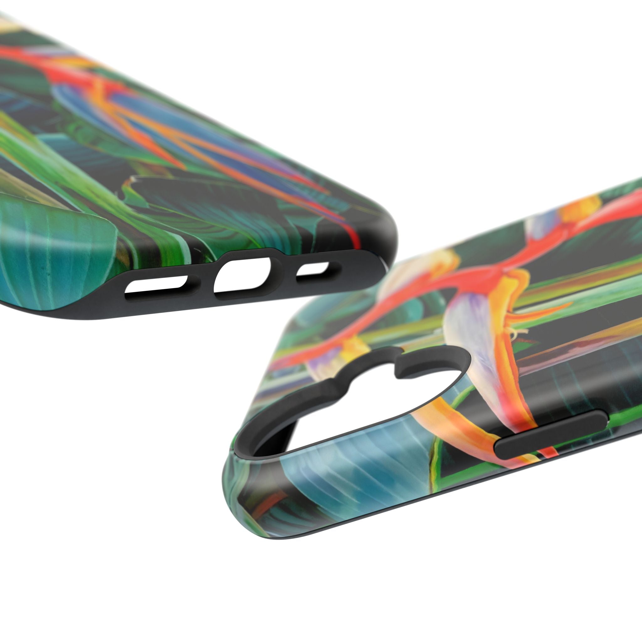 Phone Case Lisa Herrera art print Tropical Bird of Paradise e — Impact-Resistant Floral Design