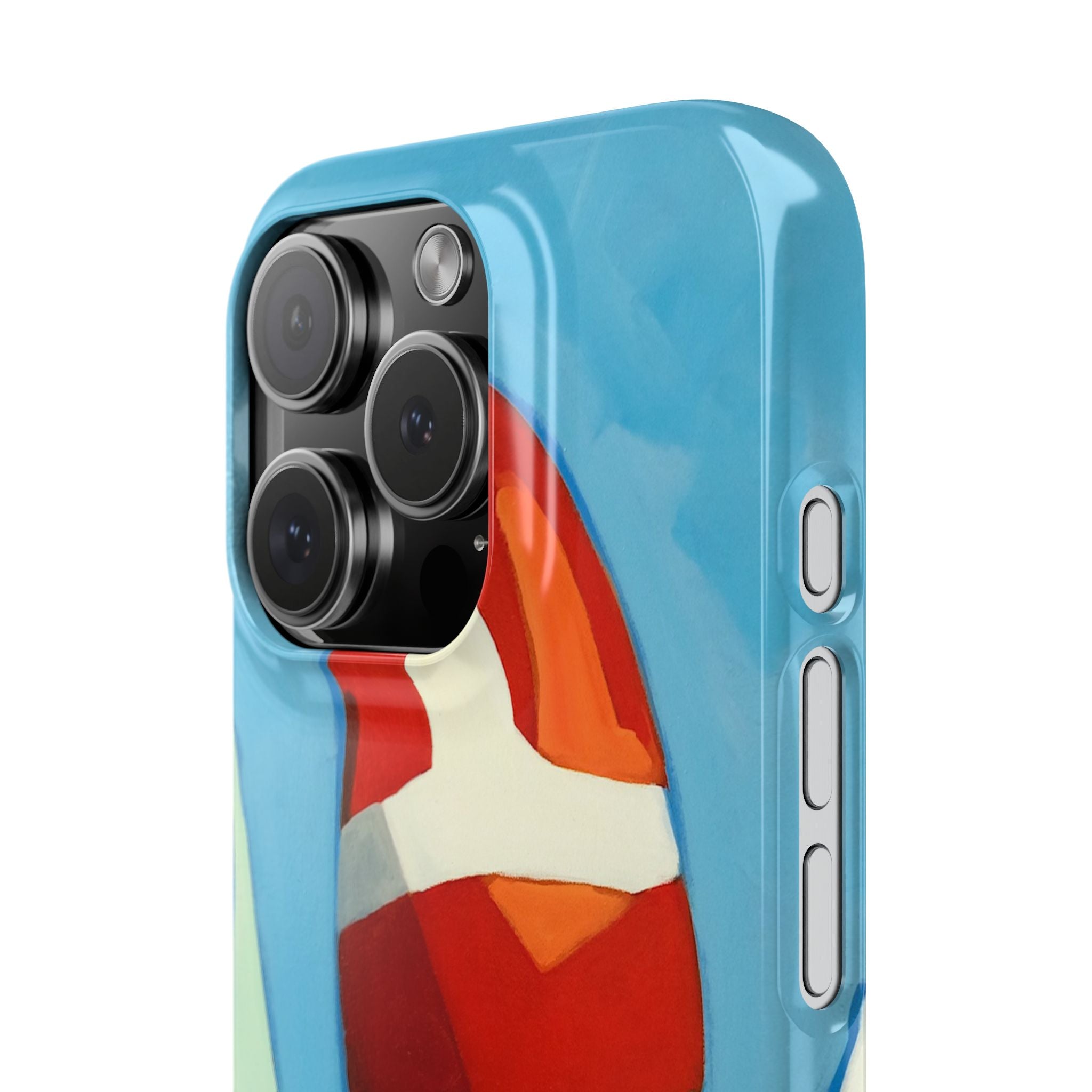 phone case lisa herrera art Sailboat Reflection Slim Case — Colorful Nautical Phone Case