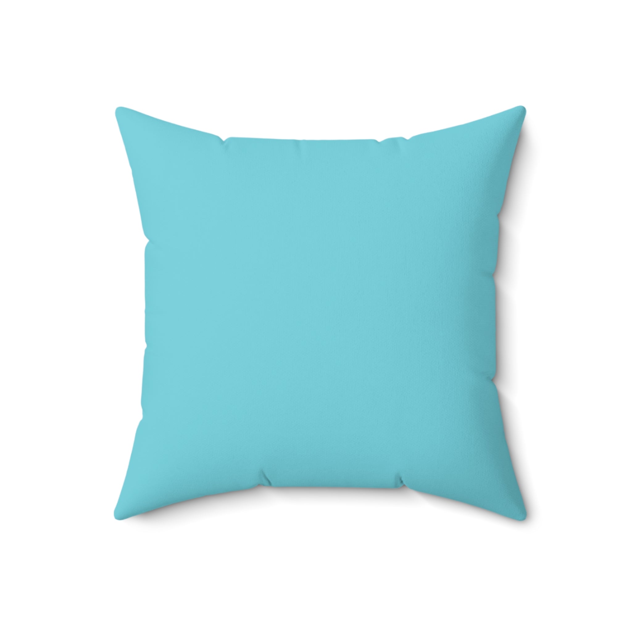 Throw Pillow Chattel House Barbados Turquoise - Tropical Decorative Cushion
