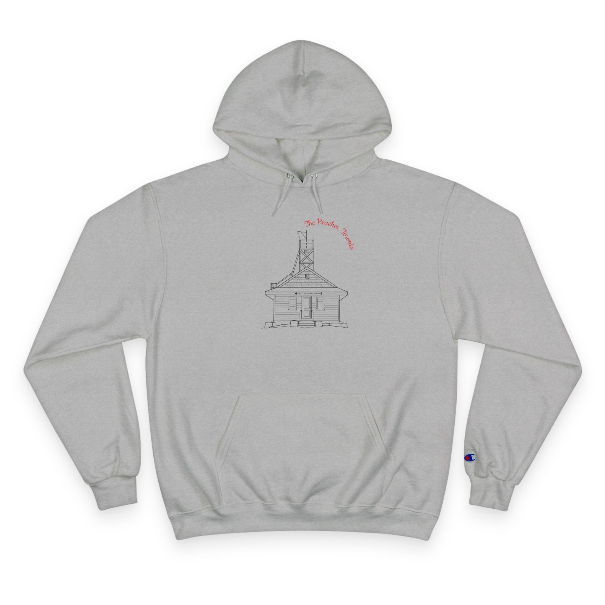 Hoodie The Beaches Leuty Stn blk line drawing Toronto Hoodie –  Pullover