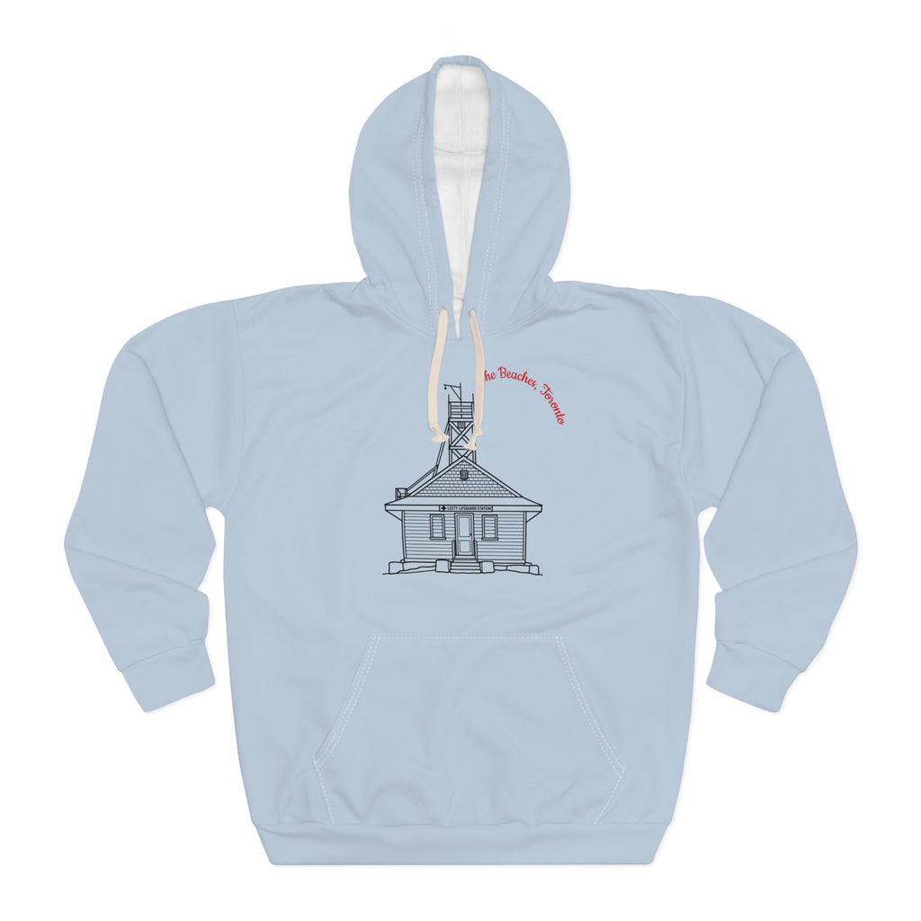 Hoodie The Beaches Leuty Stn blk line drawing Toronto Hoodie –  Pullover