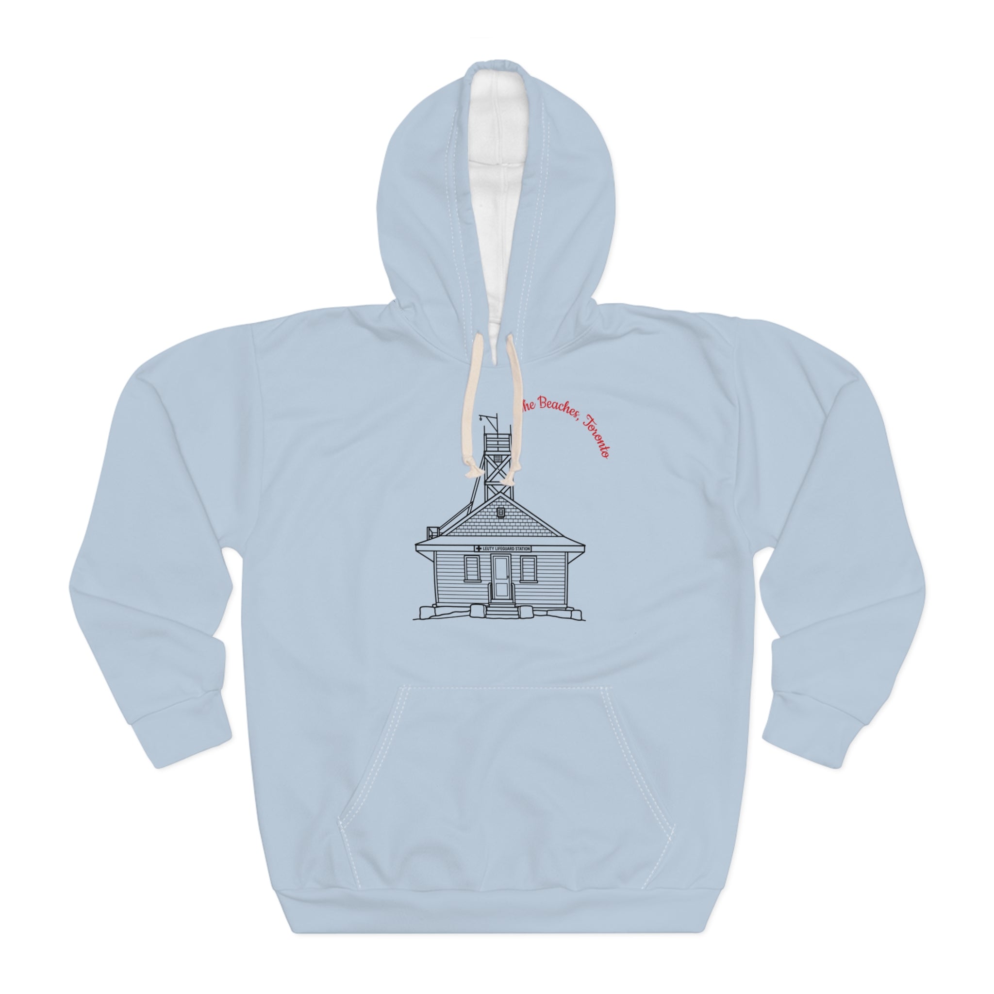 Hoodie The Beaches Leuty Stn blk line drawing Toronto Hoodie –  Pullover