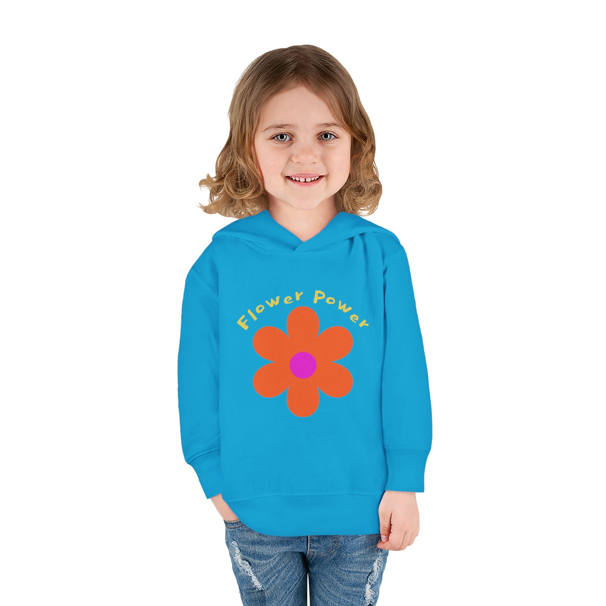 Toddler Hoodie Flower — Pullover