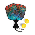 Pickleball Paddle Set — Lisa Herrera art print Sea Turtle Pickleball Kit with 2 Paddles & Balls