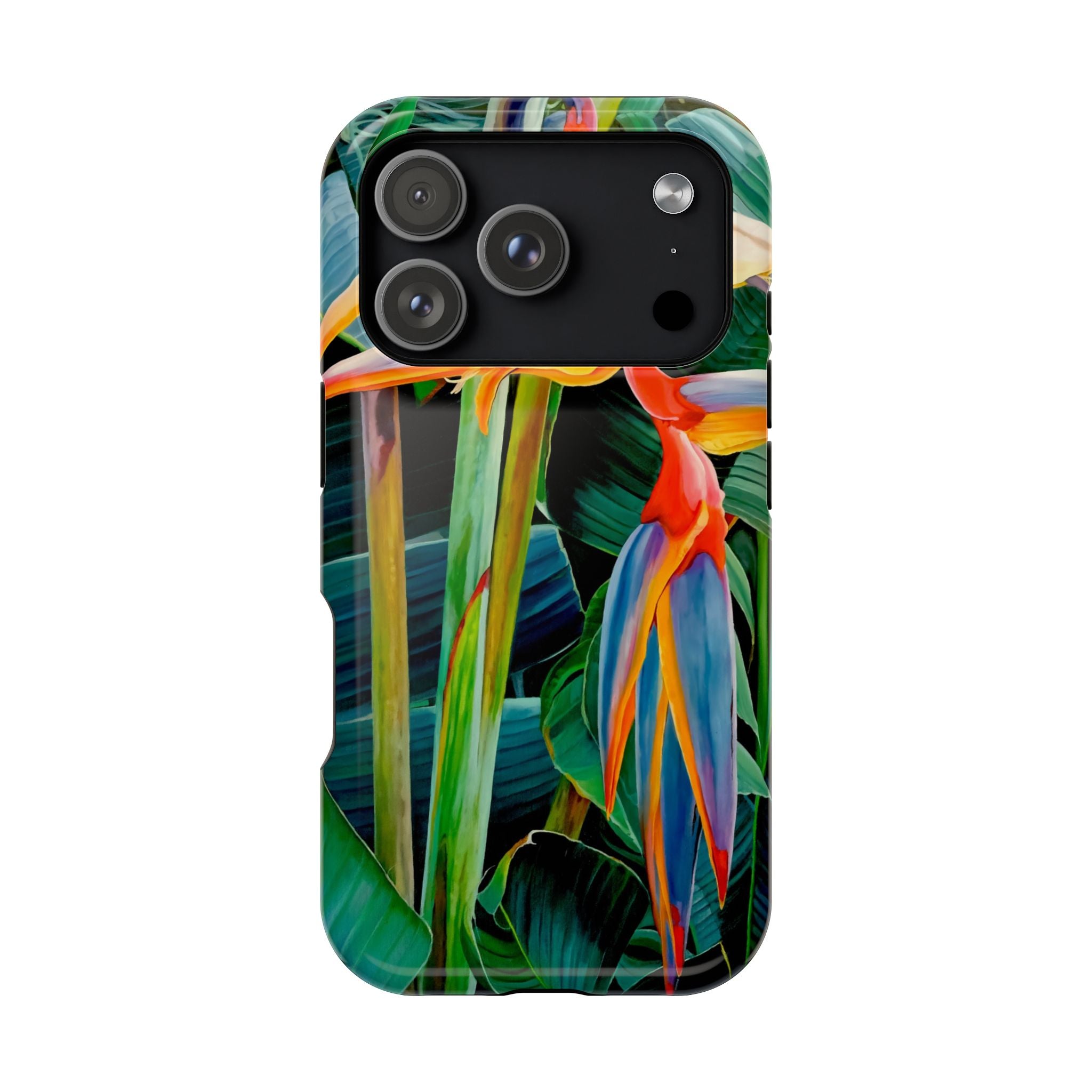 Phone Case Lisa Herrera art print Tropical Bird of Paradise e — Impact-Resistant Floral Design