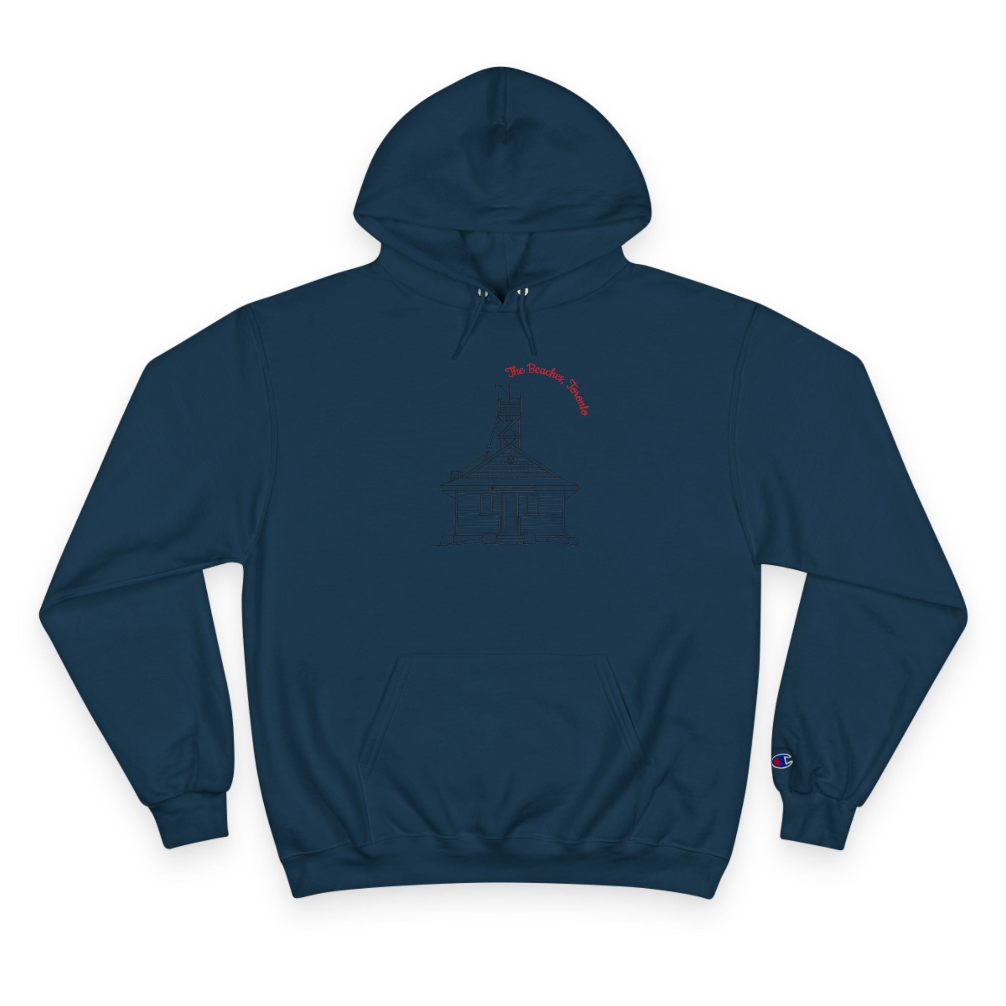 Hoodie The Beaches Leuty Stn blk line drawing Toronto Hoodie –  Pullover