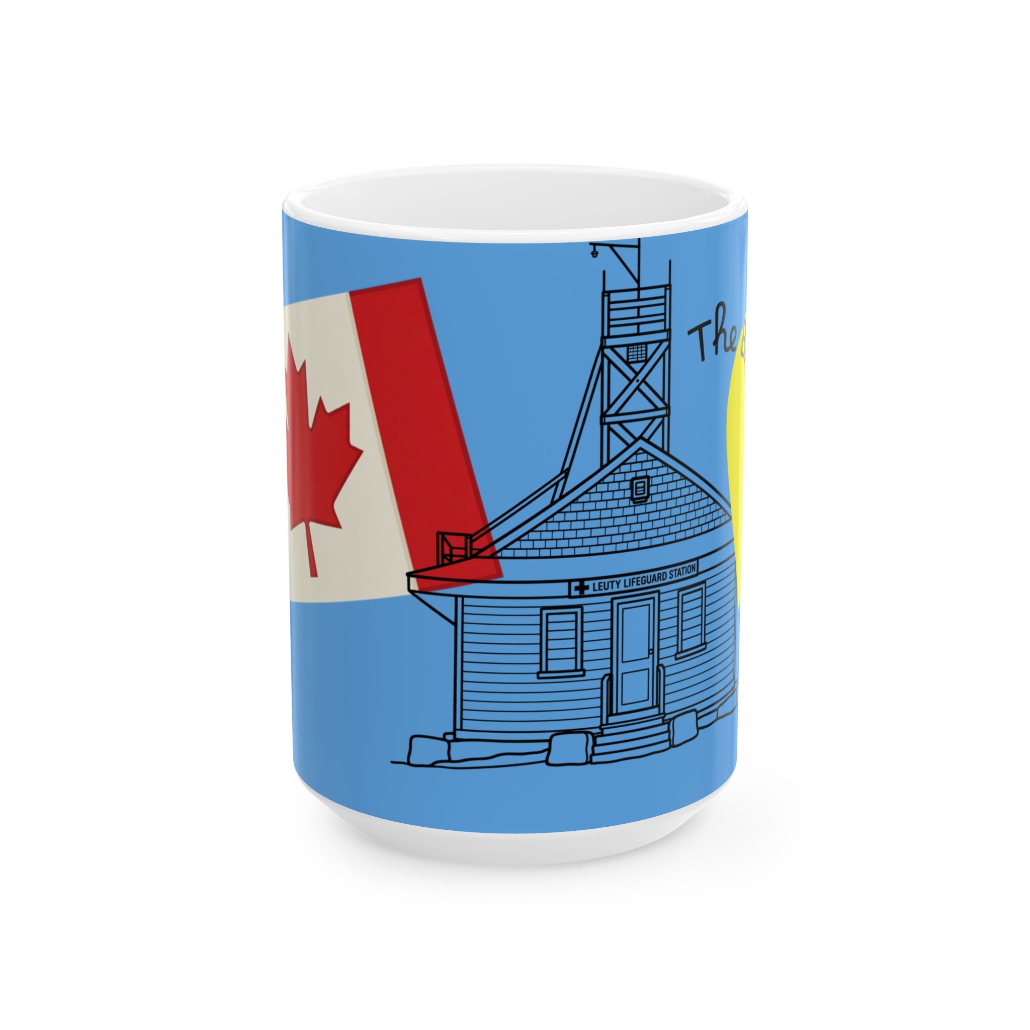 Toronto Beaches Ceramic Mug –  Leuty Stn Coffee Cup (11oz & 15oz)