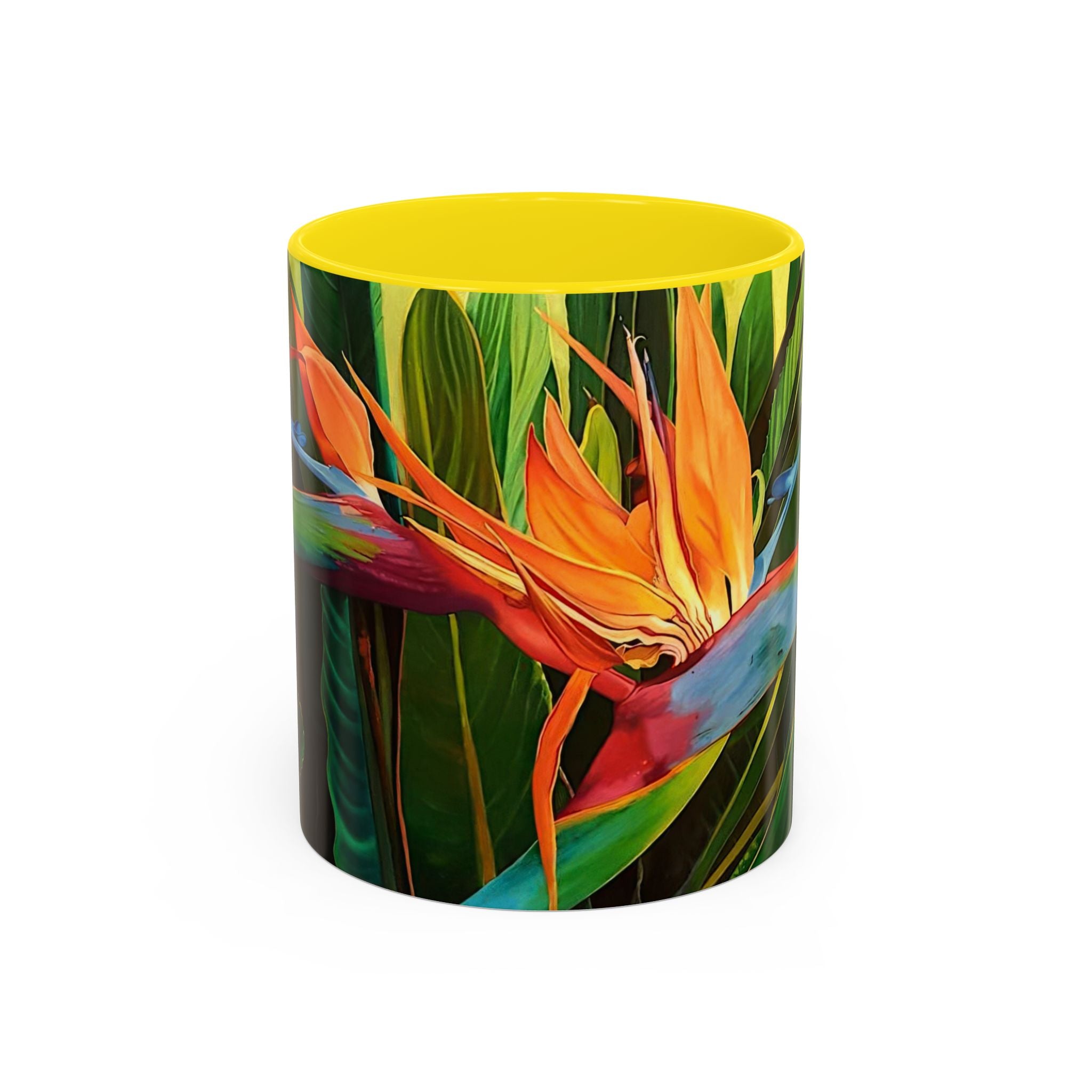 Coffee Mug Lisa Herrera art print Bird of Paradise  (11, 15oz)