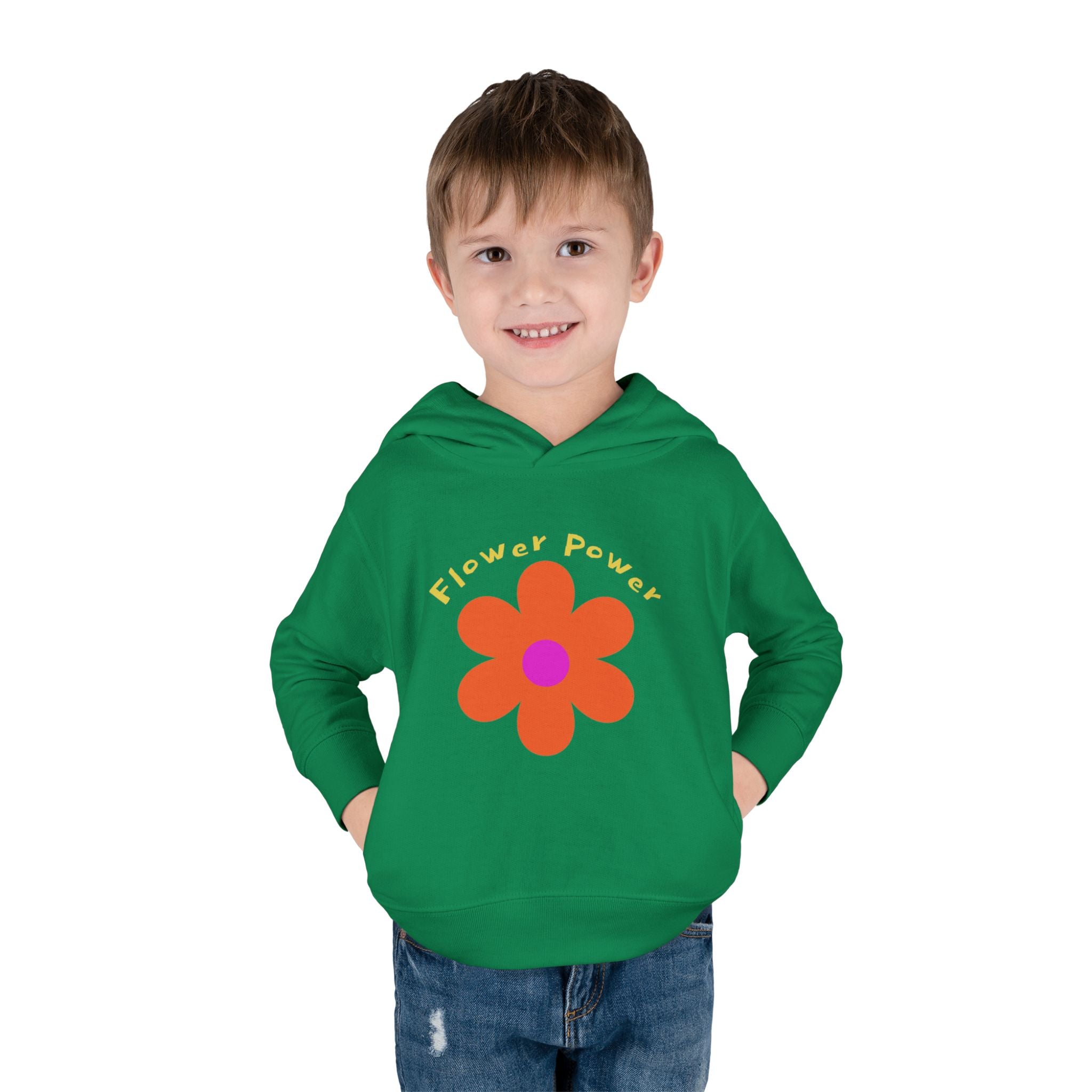 Toddler Hoodie Flower — Pullover