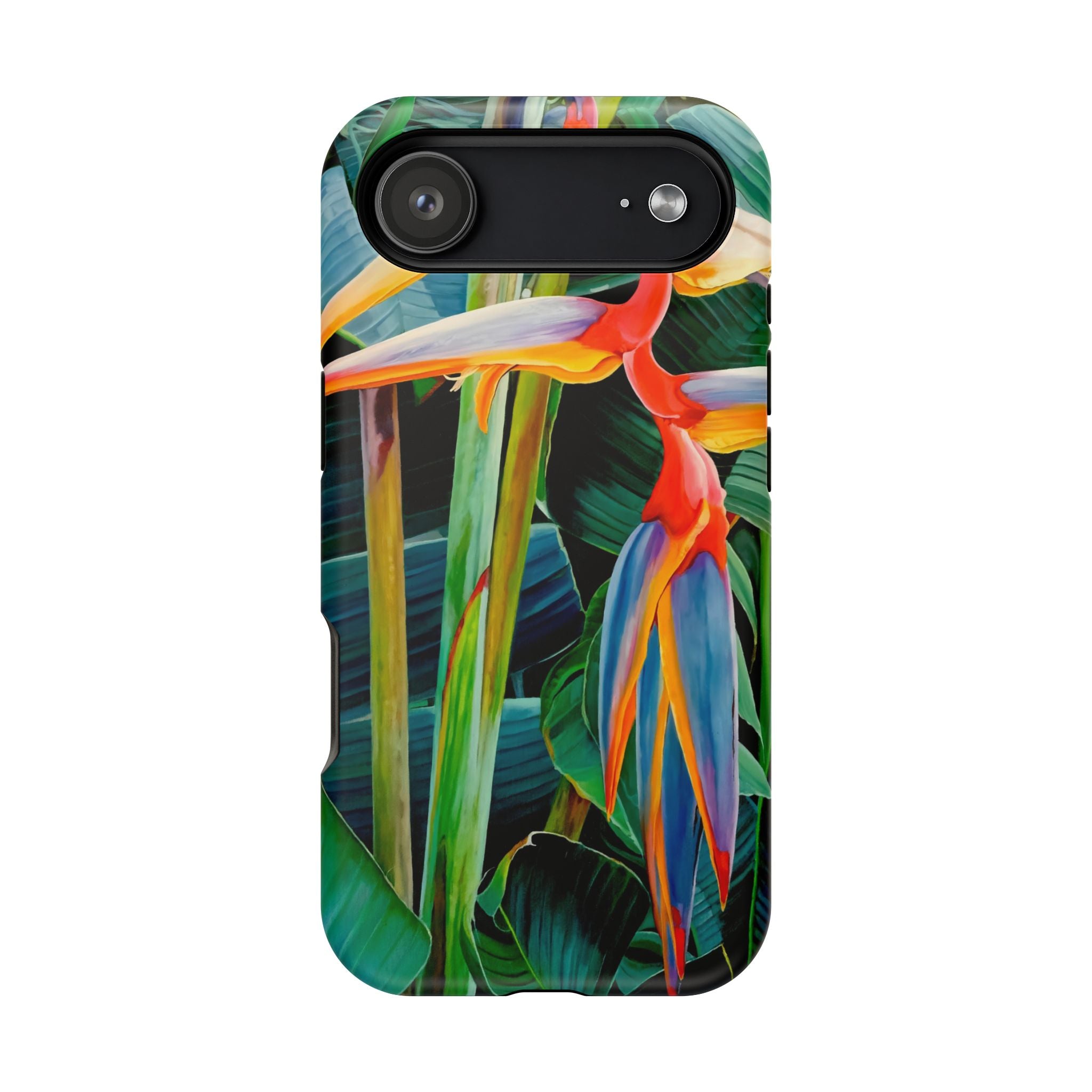 Phone Case Lisa Herrera art print Tropical Bird of Paradise e — Impact-Resistant Floral Design