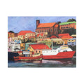 Canvas Print Lisa Herrera Art The Carenage Grenada — Stretched satin Fine Art Wall Decor