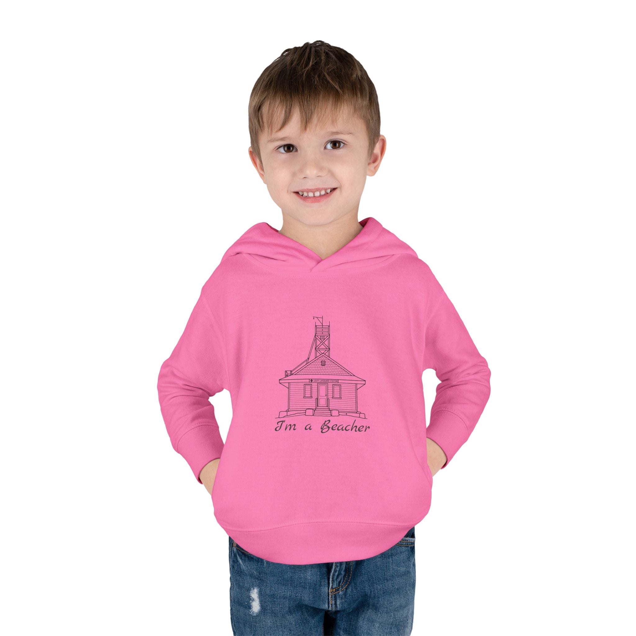 Toddler Hoodie I'm a Beacher Leuty stn. — Pullover
