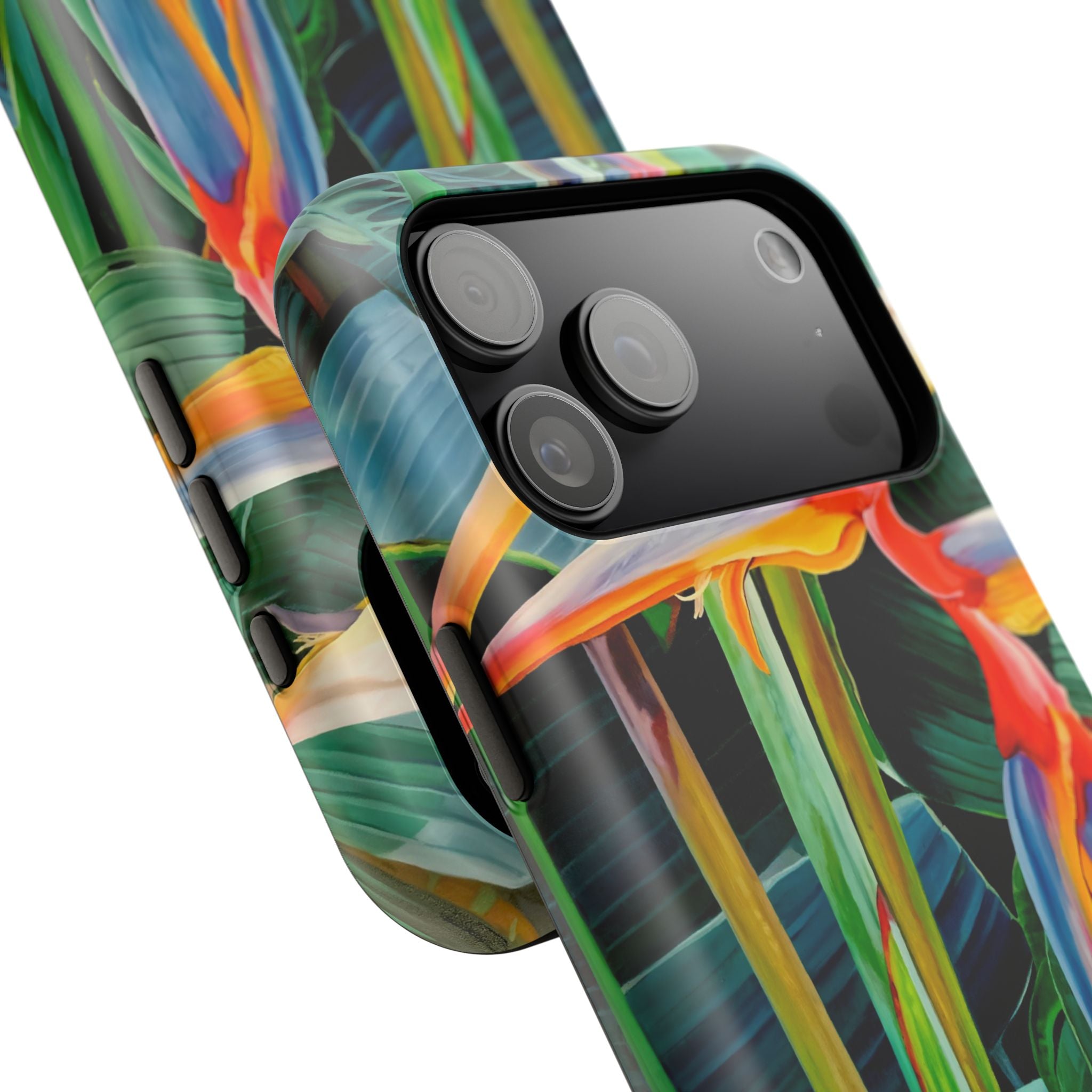 Phone Case Lisa Herrera art print Tropical Bird of Paradise e — Impact-Resistant Floral Design