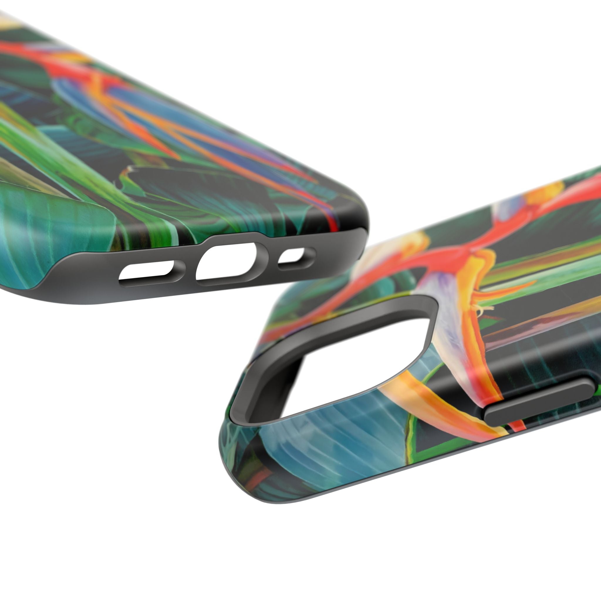 Phone Case Lisa Herrera art print Tropical Bird of Paradise e — Impact-Resistant Floral Design